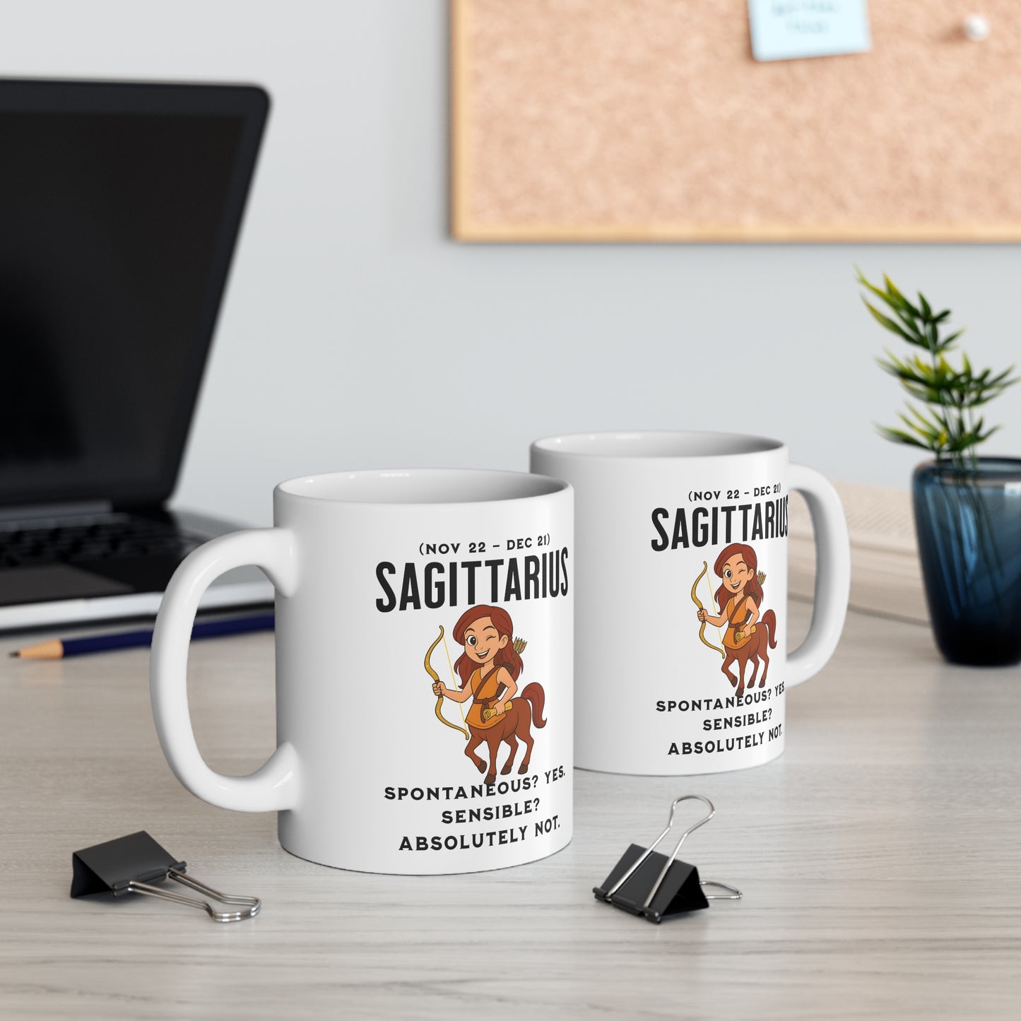 Sagittarius Mug — Funny Zodiac Coffee Cup
