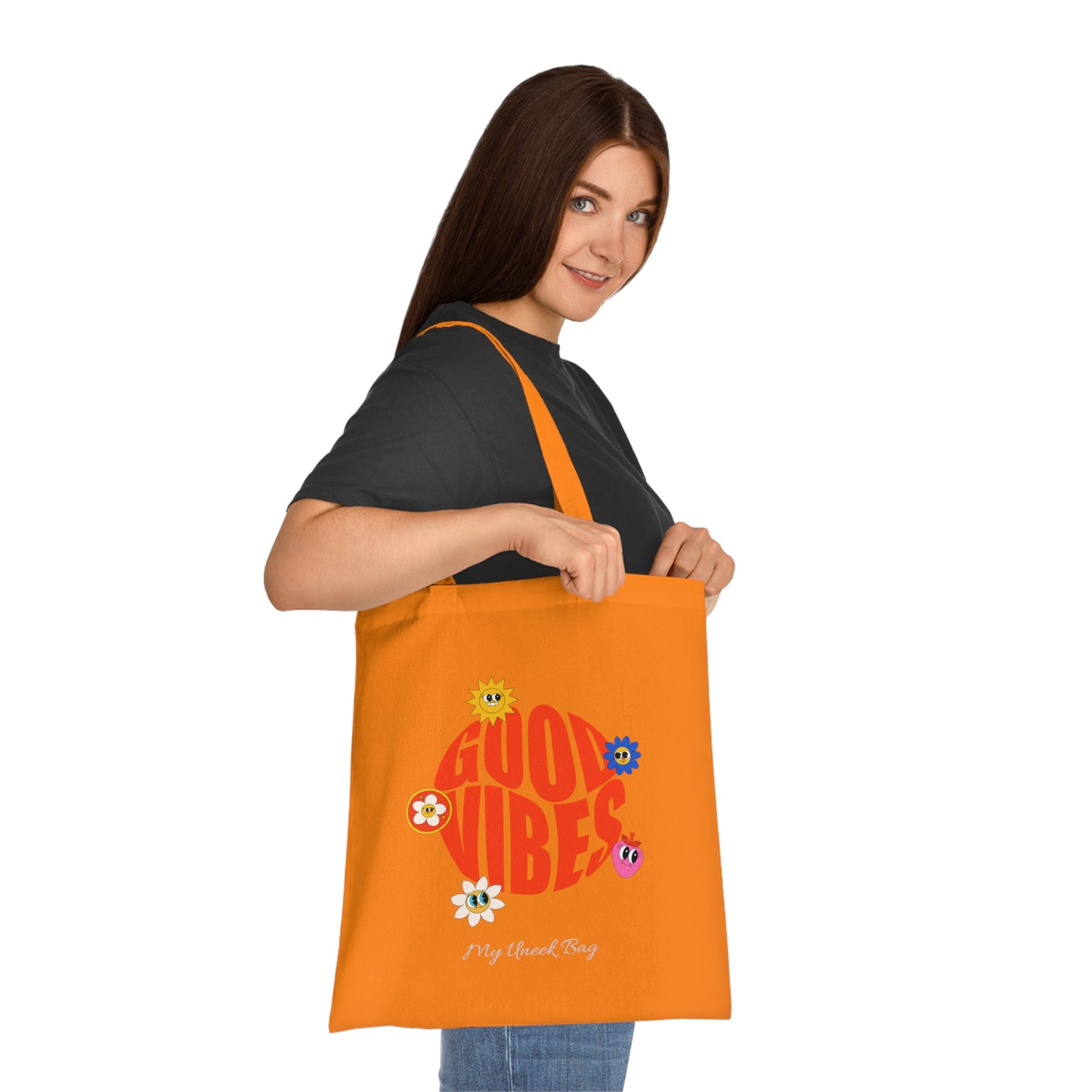 Good Vibes Cotton Tote Bag