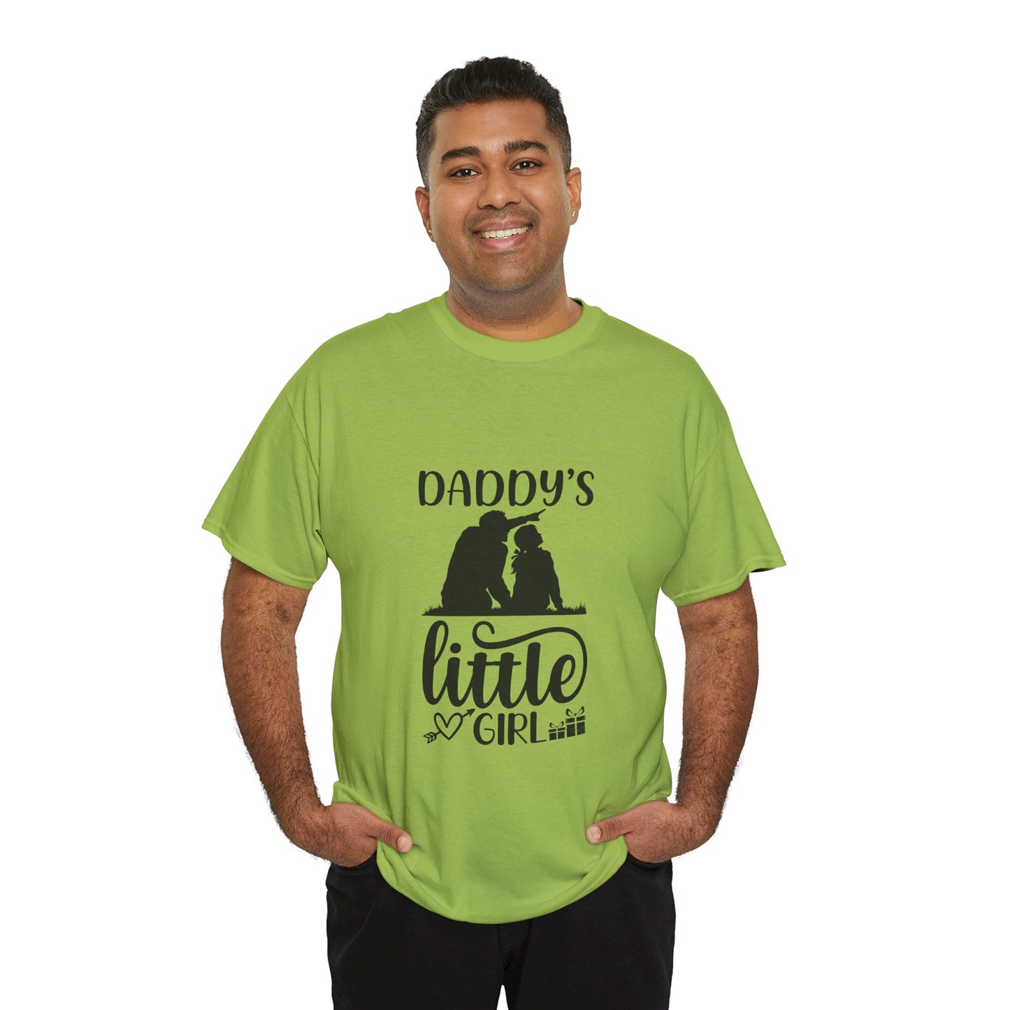 Daddy's Little Girl T-Shirt — Father Daughter Matching Tee, Cute Daddy's Little Girl Graphic Shirt for Dad Gifts & Family Photos