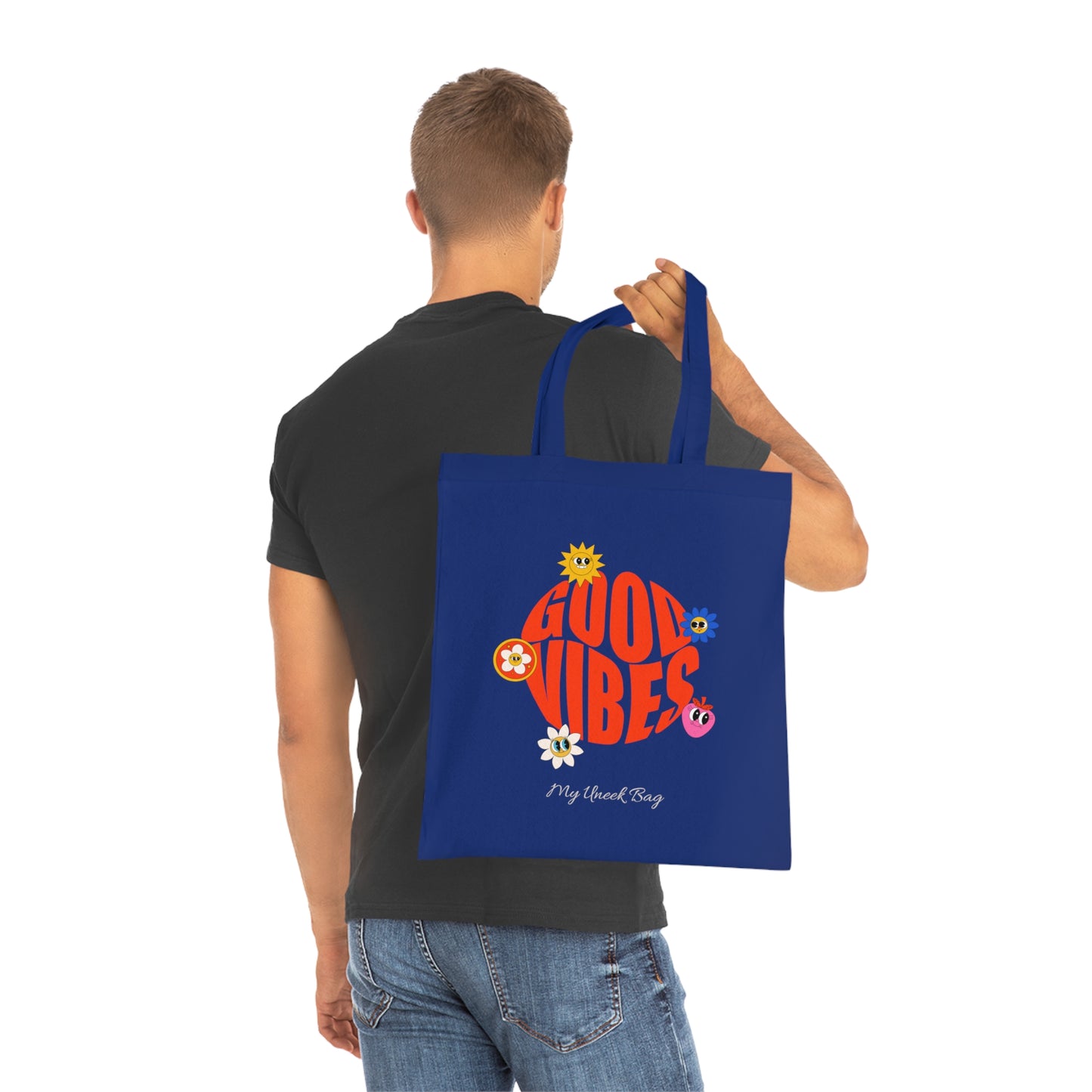 Good Vibes Cotton Tote Bag