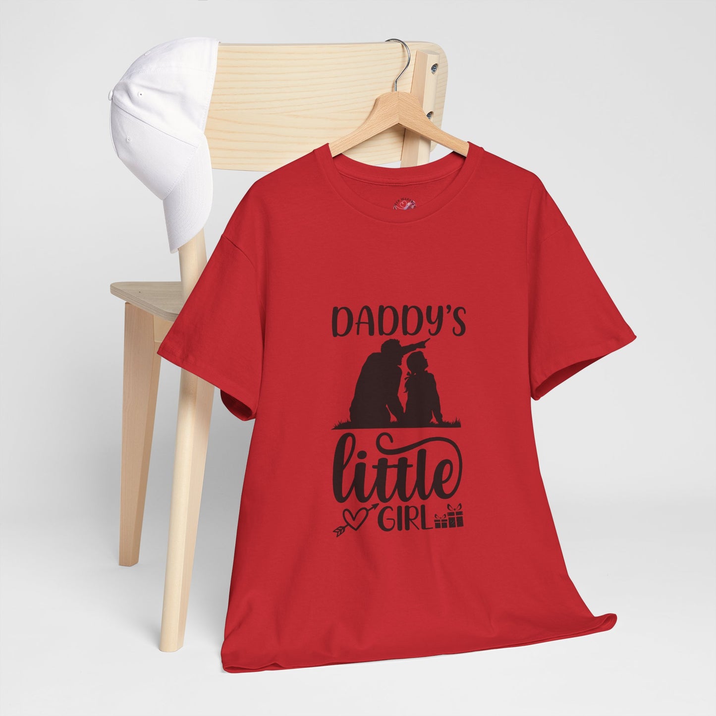 Daddy's Little Girl T-Shirt — Father Daughter Matching Tee, Cute Daddy's Little Girl Graphic Shirt for Dad Gifts & Family Photos