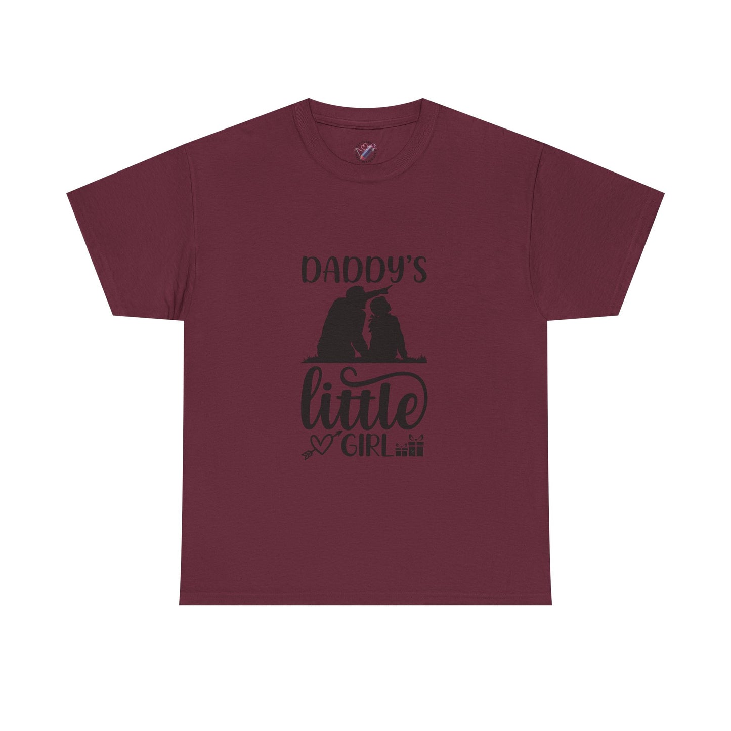 Daddy's Little Girl T-Shirt — Father Daughter Matching Tee, Cute Daddy's Little Girl Graphic Shirt for Dad Gifts & Family Photos