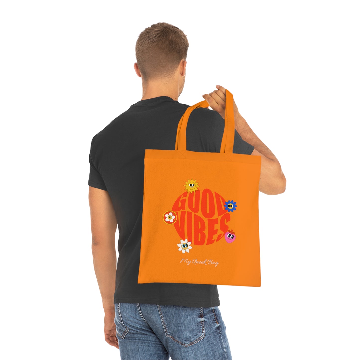 Good Vibes Cotton Tote Bag
