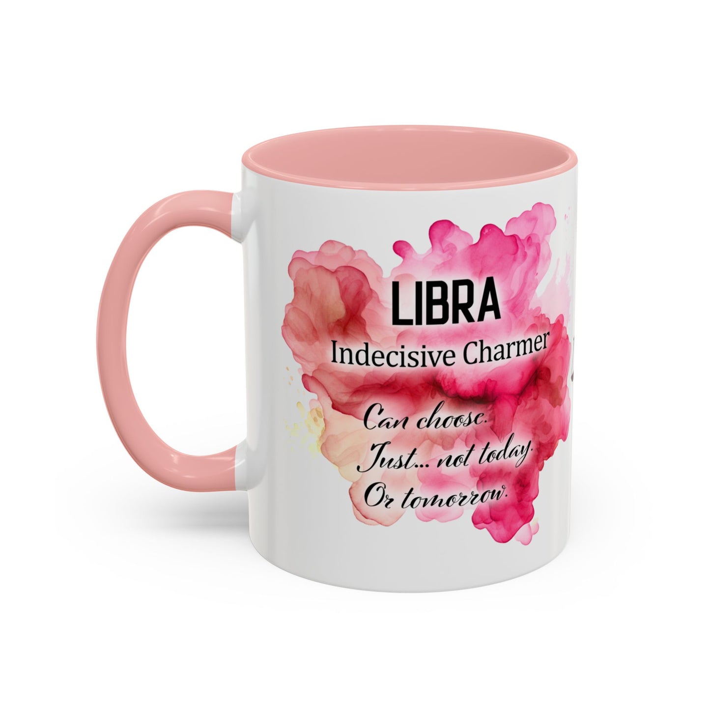 Libra Zodiac Coffee Mug — Elegant Libra Woman Design (Sept 23–Oct 22)