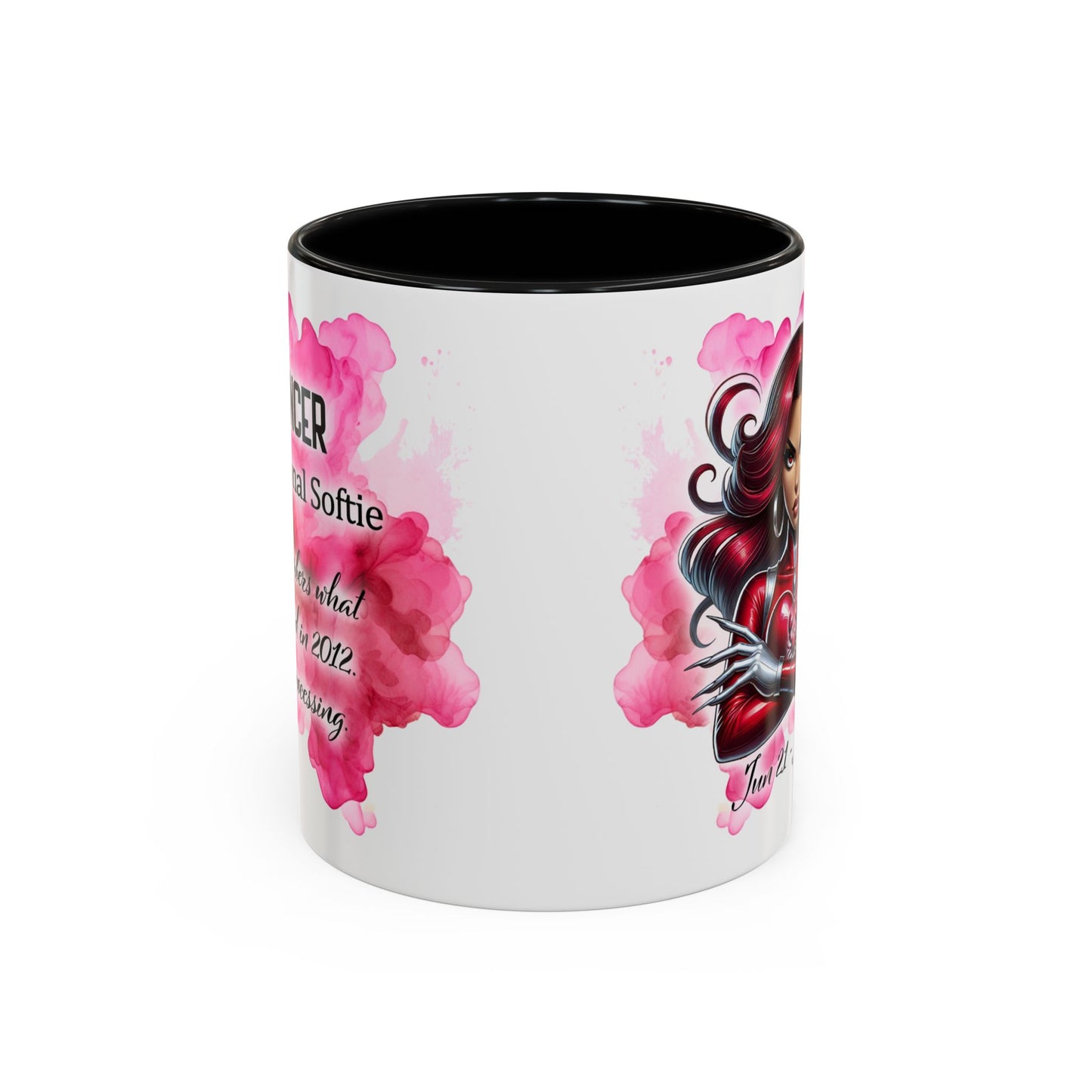 Cancer Zodiac Coffee Mug — Bold Pink Horoscope Design (Jun 21–Jul 22)