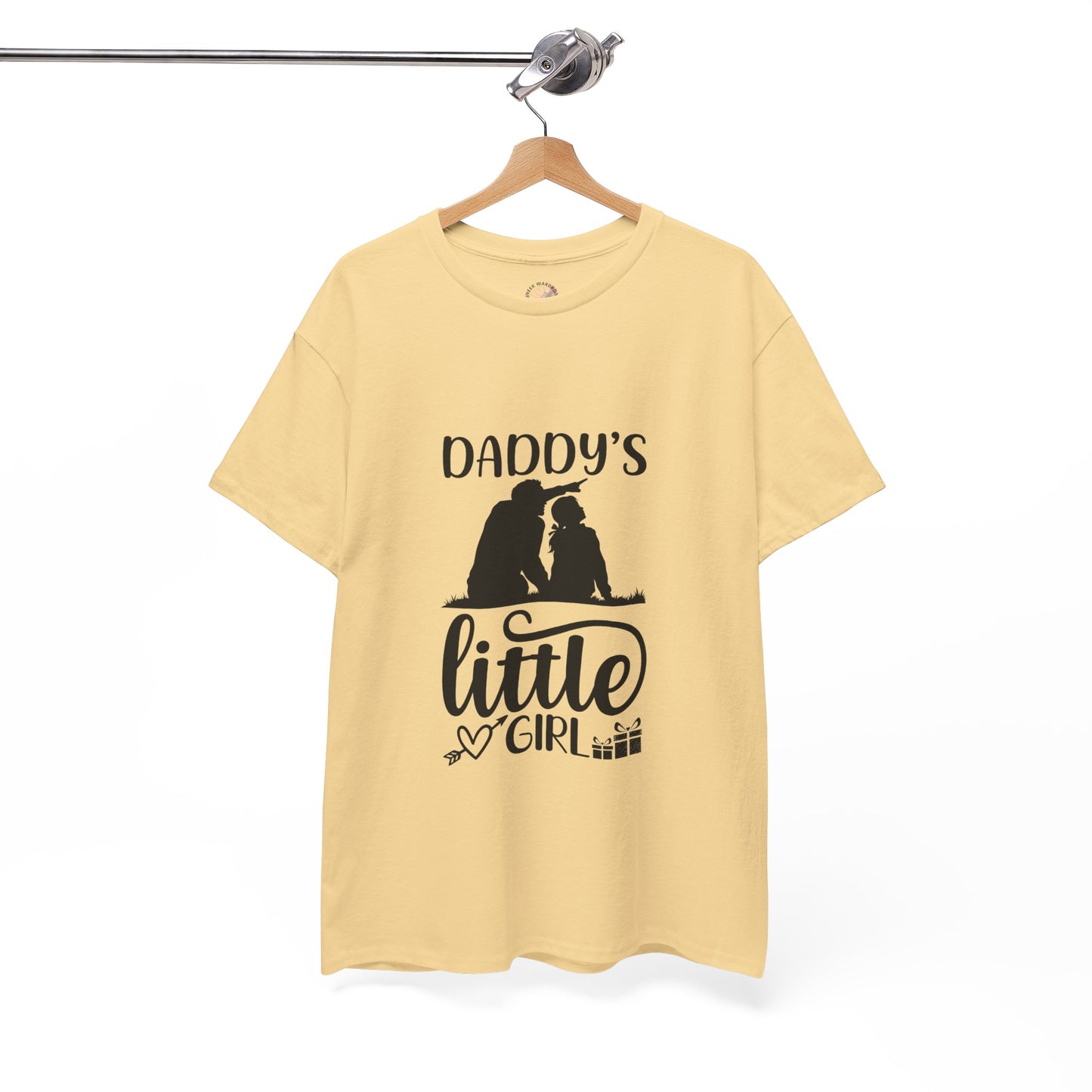 Daddy's Little Girl T-Shirt — Father Daughter Matching Tee, Cute Daddy's Little Girl Graphic Shirt for Dad Gifts & Family Photos