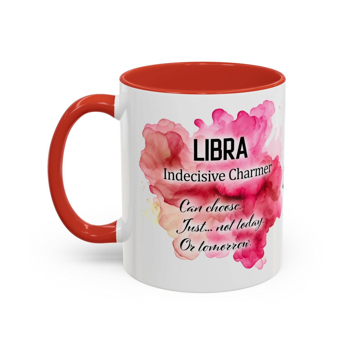 Libra Zodiac Coffee Mug — Elegant Libra Woman Design (Sept 23–Oct 22)