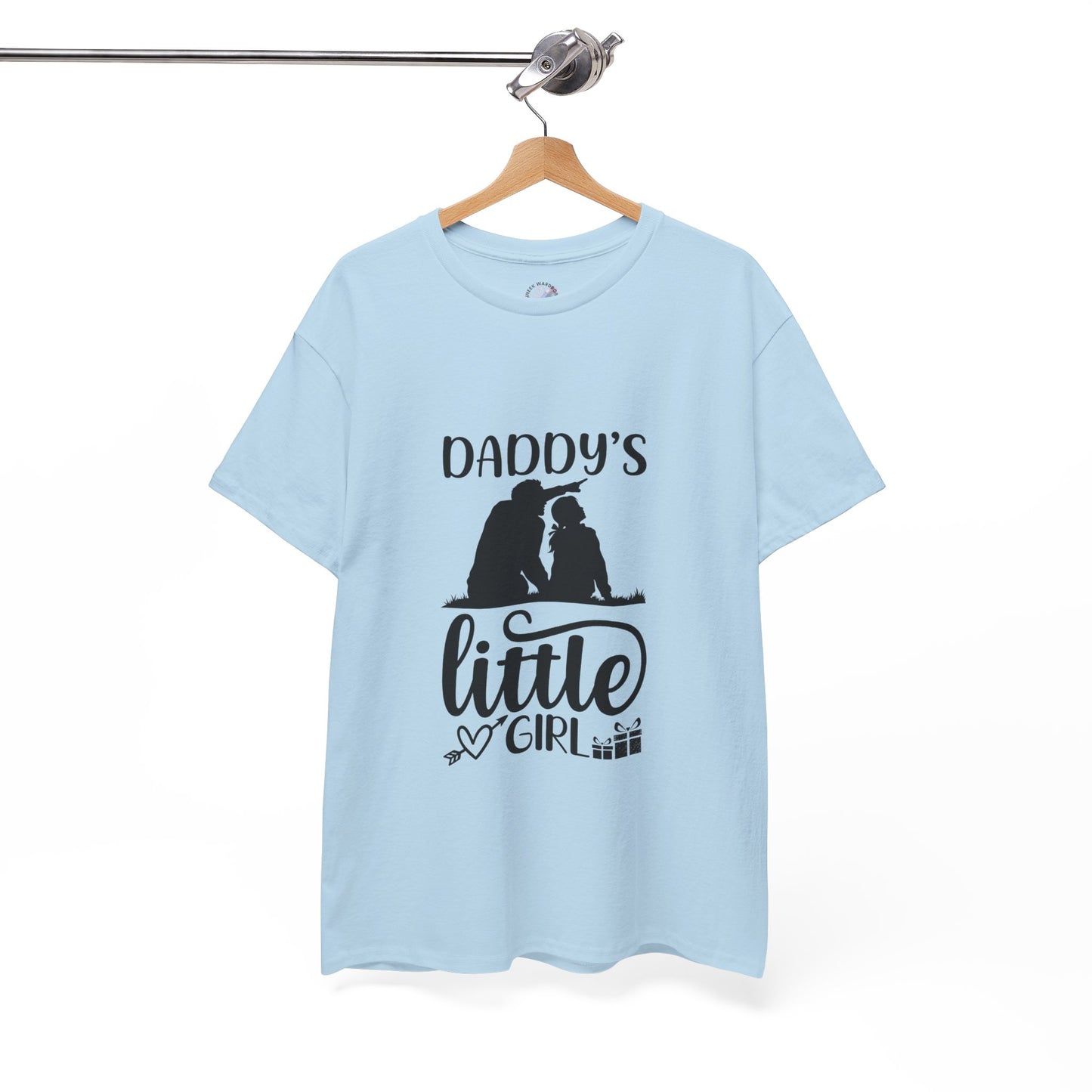 Daddy's Little Girl T-Shirt — Father Daughter Matching Tee, Cute Daddy's Little Girl Graphic Shirt for Dad Gifts & Family Photos