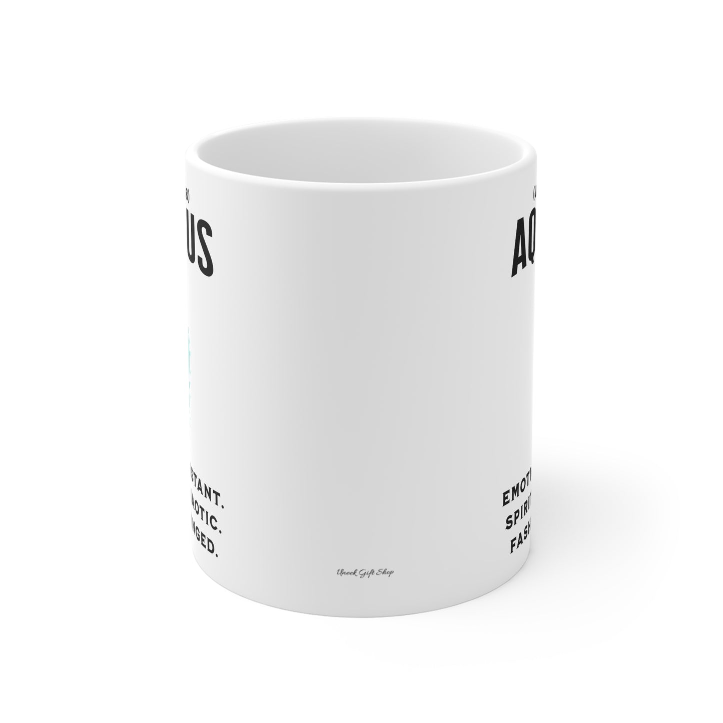 Aquarius Mug — Cute Mermaid Zodiac Coffee Cup