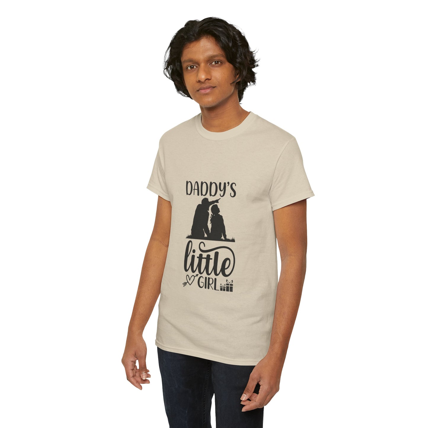 Daddy's Little Girl T-Shirt — Father Daughter Matching Tee, Cute Daddy's Little Girl Graphic Shirt for Dad Gifts & Family Photos