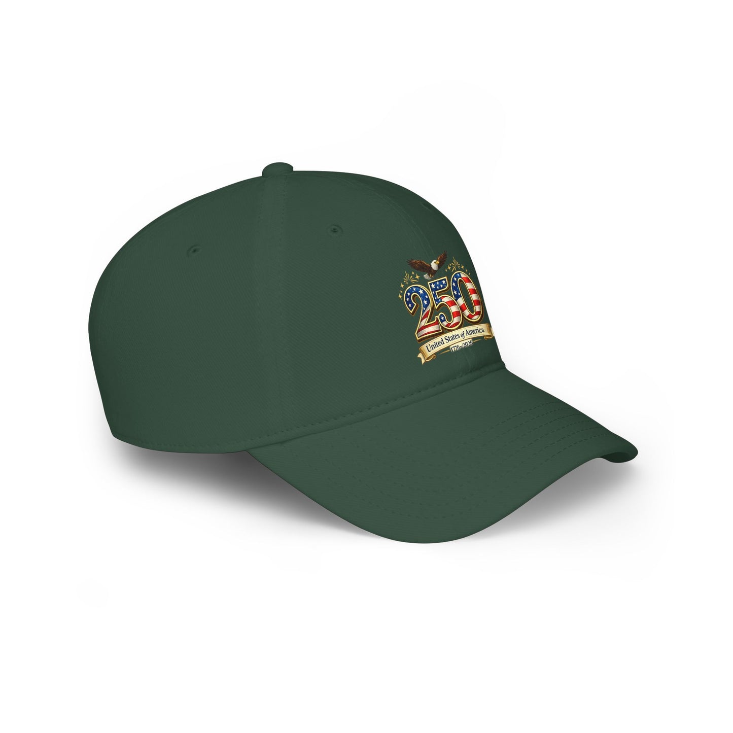 250th USA Anniversary Baseball Cap — Patriotic American Flag Design