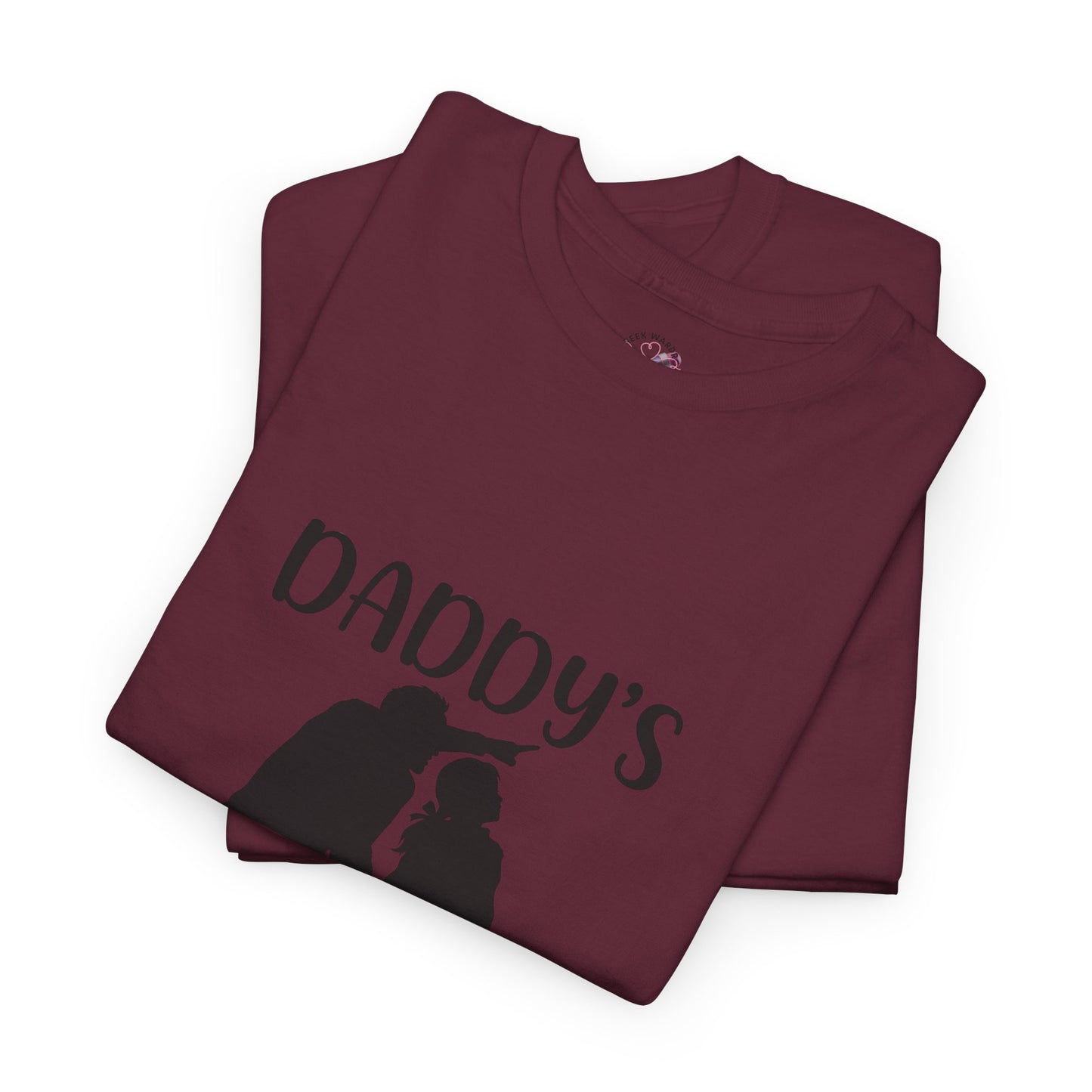 Daddy's Little Girl T-Shirt — Father Daughter Matching Tee, Cute Daddy's Little Girl Graphic Shirt for Dad Gifts & Family Photos