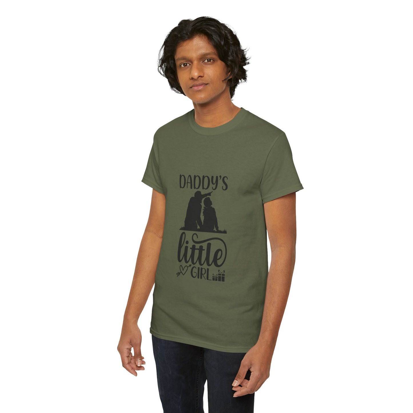 Daddy's Little Girl T-Shirt — Father Daughter Matching Tee, Cute Daddy's Little Girl Graphic Shirt for Dad Gifts & Family Photos