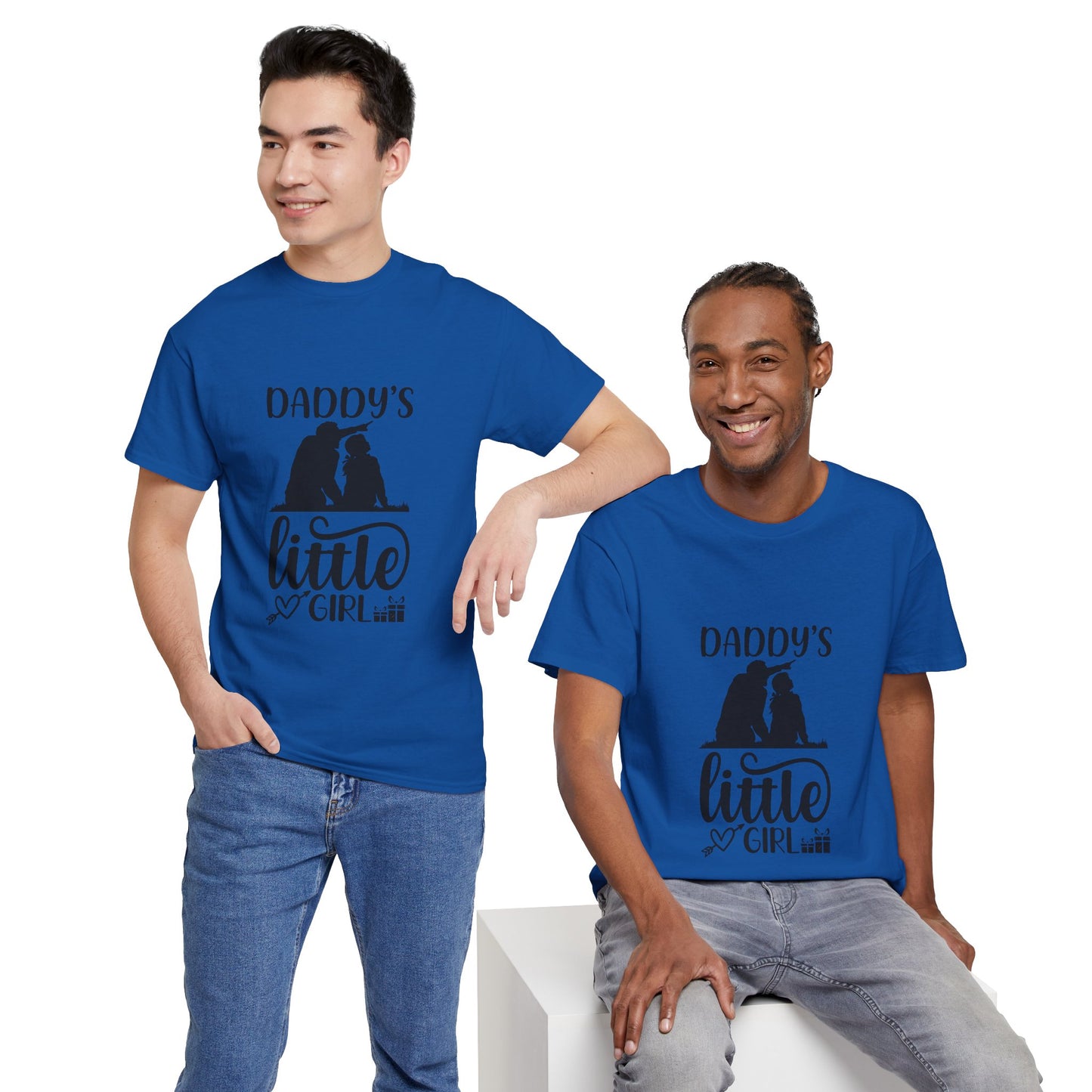 Daddy's Little Girl T-Shirt — Father Daughter Matching Tee, Cute Daddy's Little Girl Graphic Shirt for Dad Gifts & Family Photos