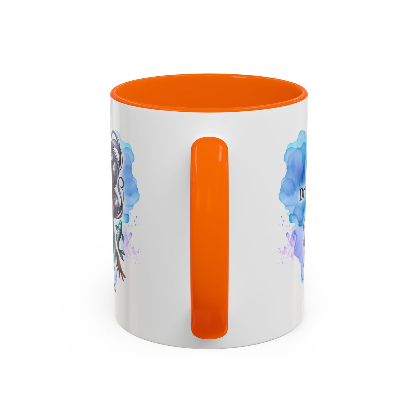 Pisces Zodiac Coffee Mug — Watercolor Mermaid Horoscope Accent Mug (Feb 19–Mar 20)