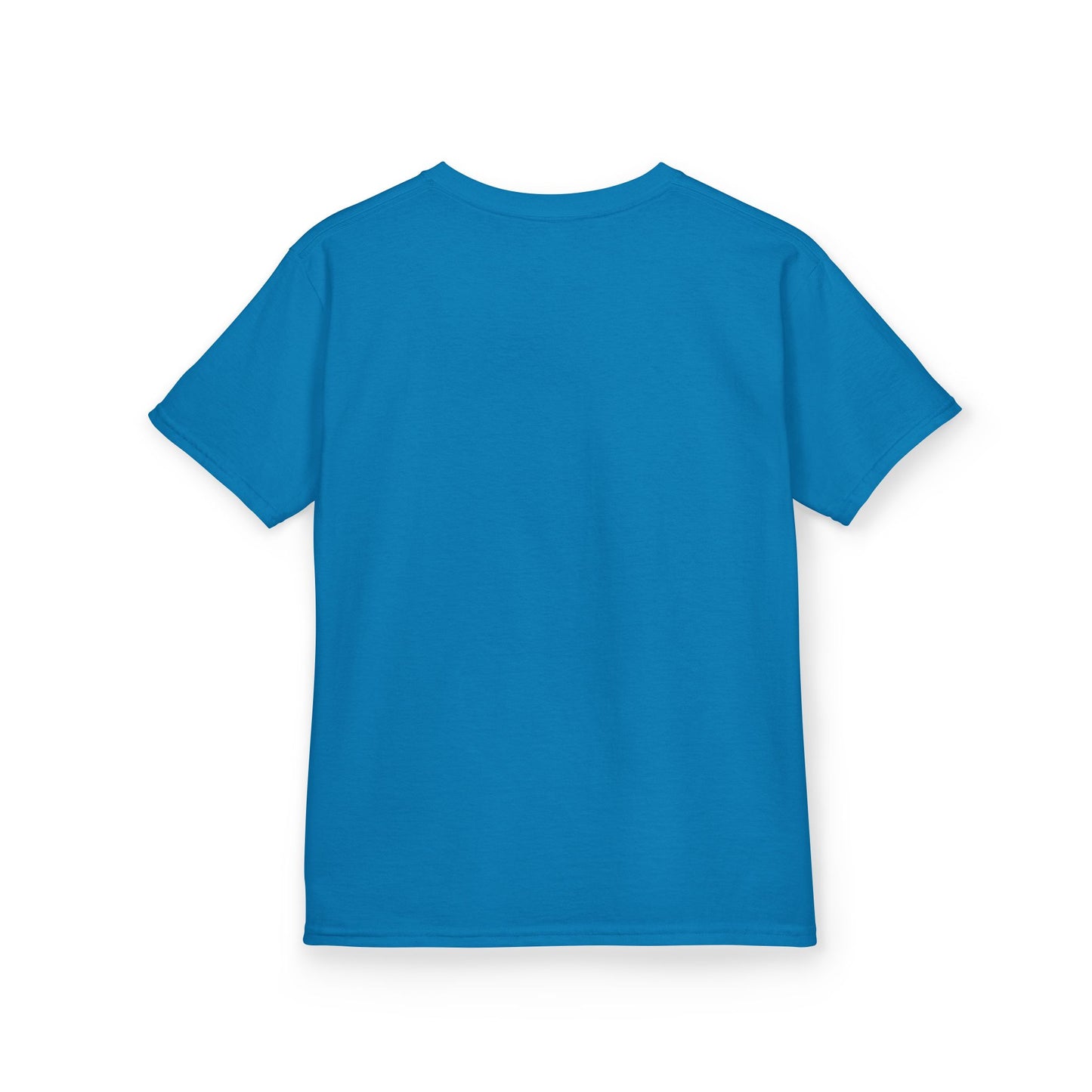 Kids Tee — Cute Patriotic Girl with Stars & Balloons (4th of July)