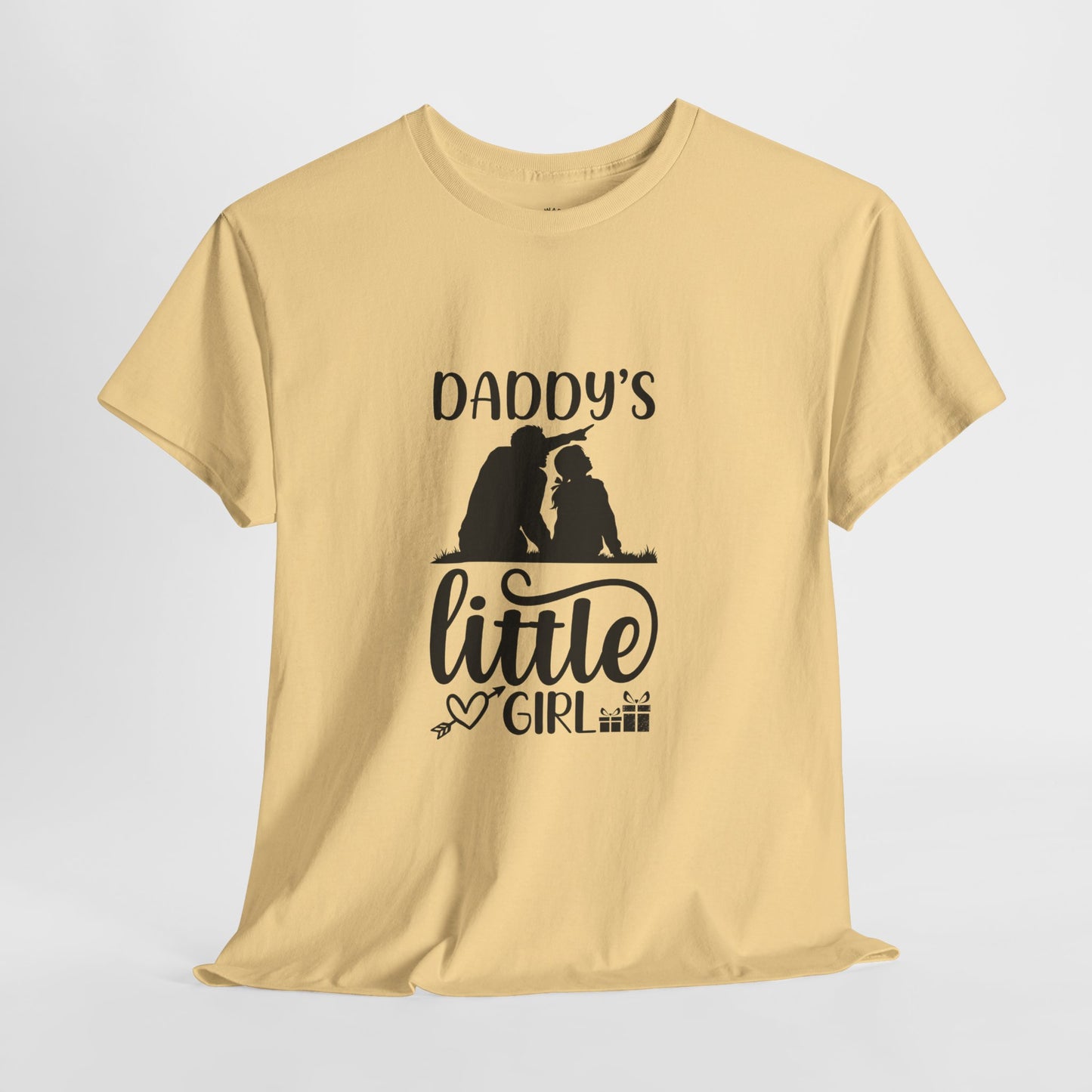 Daddy's Little Girl T-Shirt — Father Daughter Matching Tee, Cute Daddy's Little Girl Graphic Shirt for Dad Gifts & Family Photos