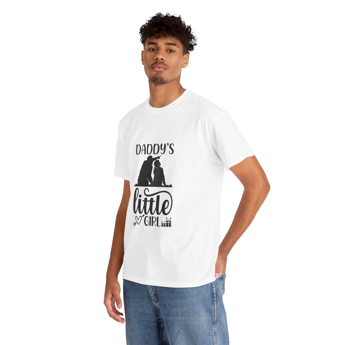 Daddy's Little Girl T-Shirt — Father Daughter Matching Tee, Cute Daddy's Little Girl Graphic Shirt for Dad Gifts & Family Photos