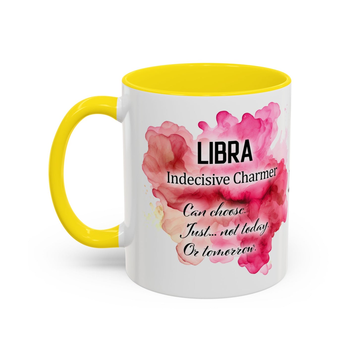 Libra Zodiac Coffee Mug — Elegant Libra Woman Design (Sept 23–Oct 22)
