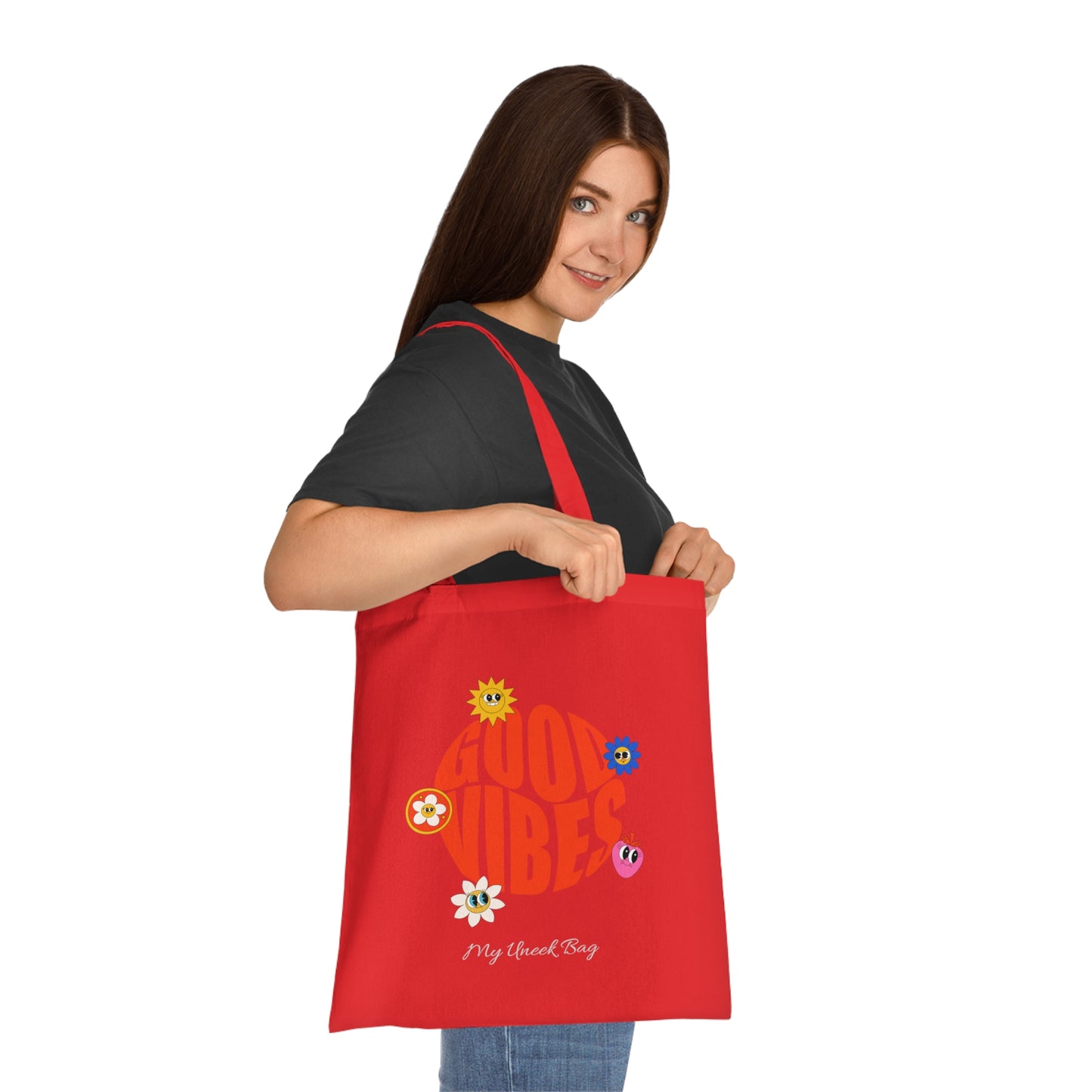 Good Vibes Cotton Tote Bag