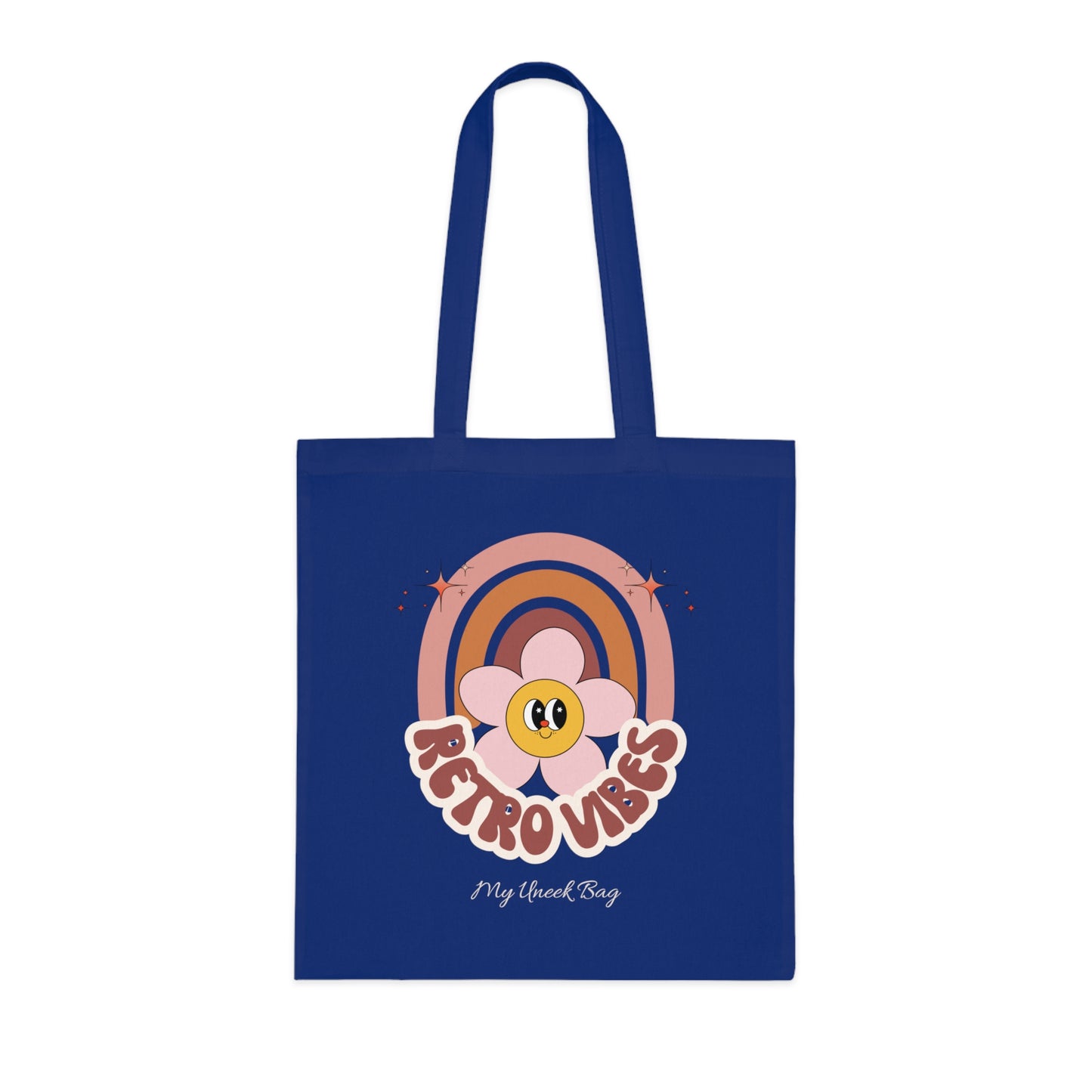 Retro Vibes Rainbow Tote