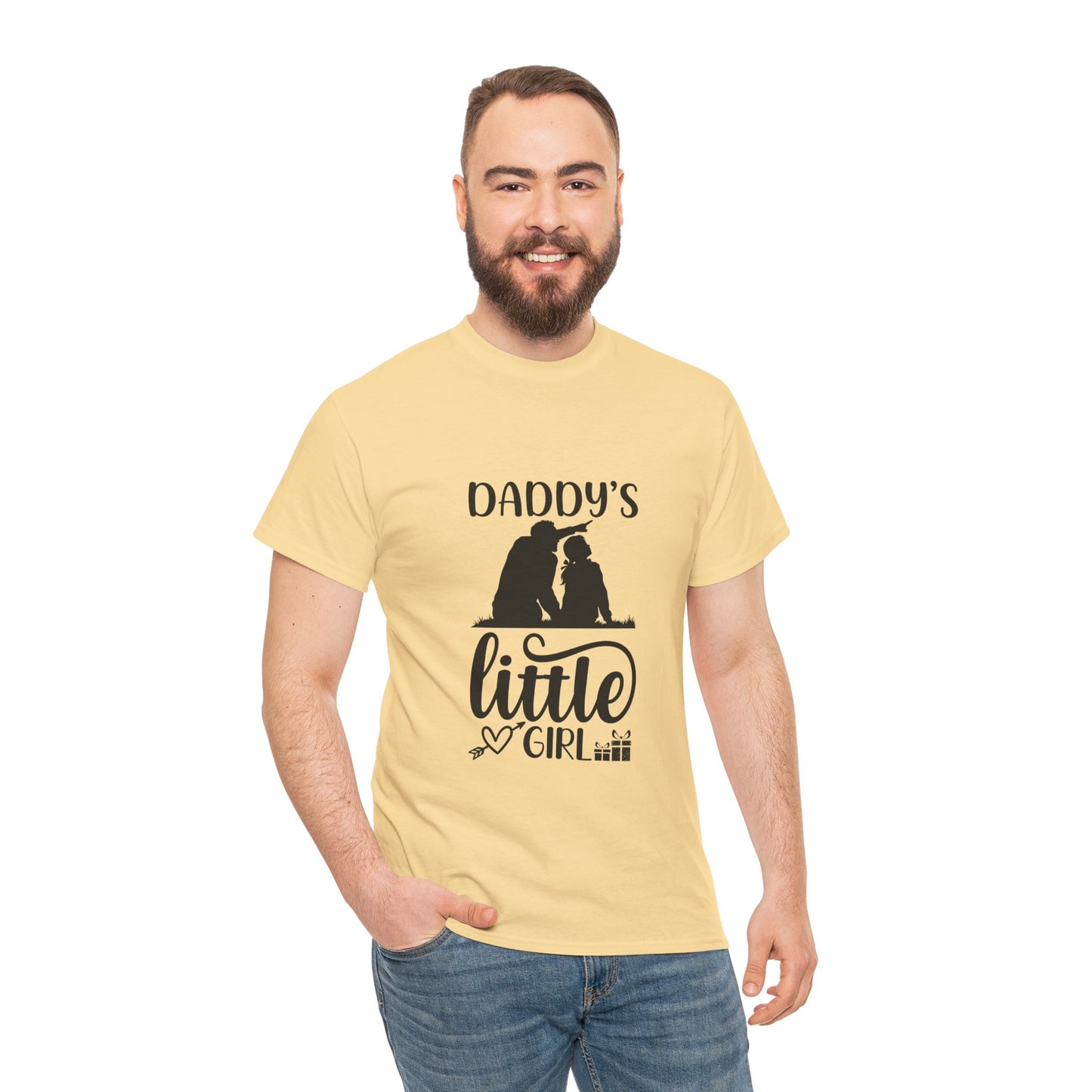 Daddy's Little Girl T-Shirt — Father Daughter Matching Tee, Cute Daddy's Little Girl Graphic Shirt for Dad Gifts & Family Photos