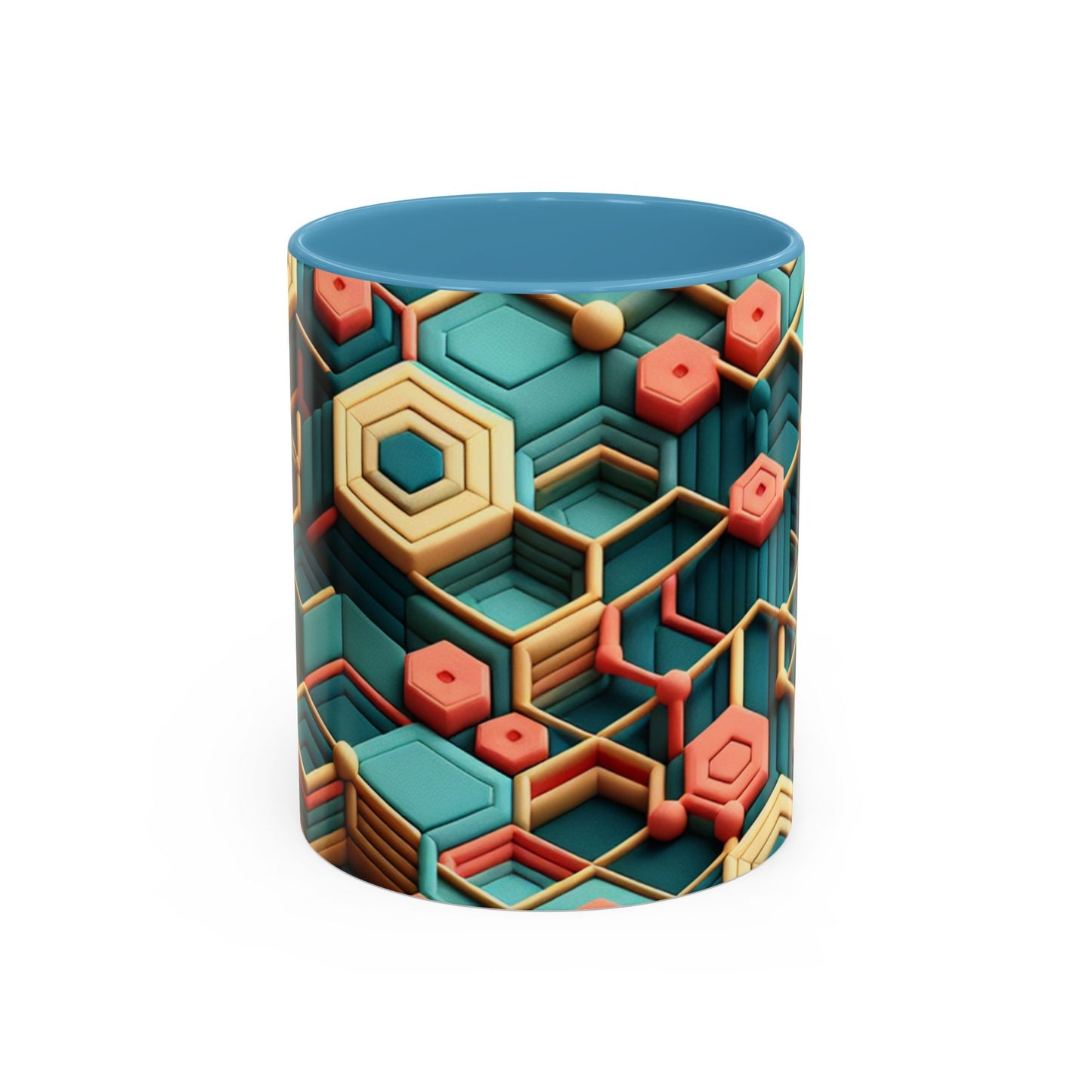 Geometric Pattern Coffee Mug | Unique Gift for Coffee Lovers | Stylish Drinkware for Home or Office | Decorative Mug | Modern Kitchen Decor