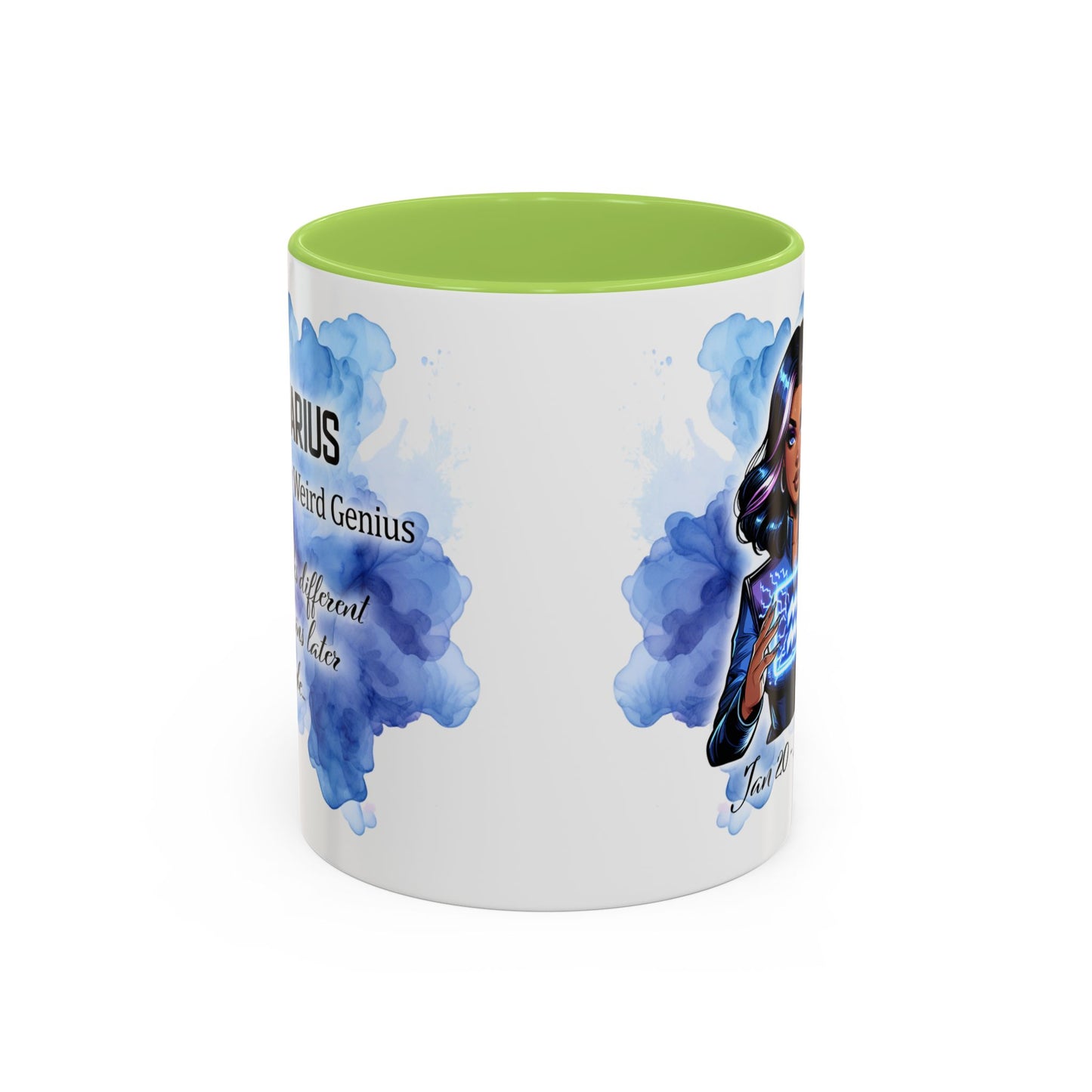 Aquarius Zodiac Coffee Mug — 'I Am an Aquarius' Astrology Gift (11/15oz)
