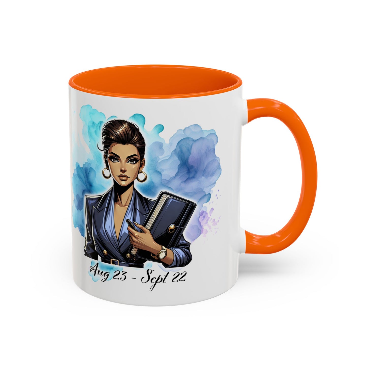 Virgo Zodiac Coffee Mug — "Analytical Overthinker" Accent Mug (Aug 23–Sept 22)