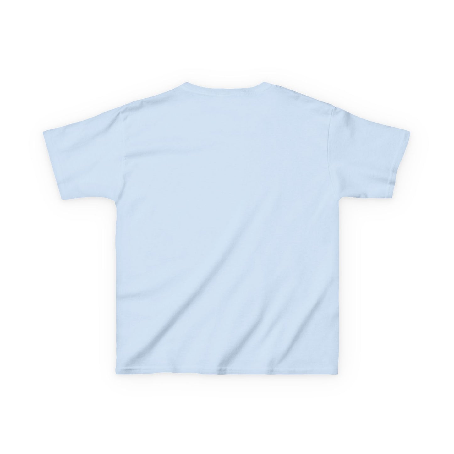 Kids Tee — Cute Patriotic Girl with Stars & Balloons (4th of July)