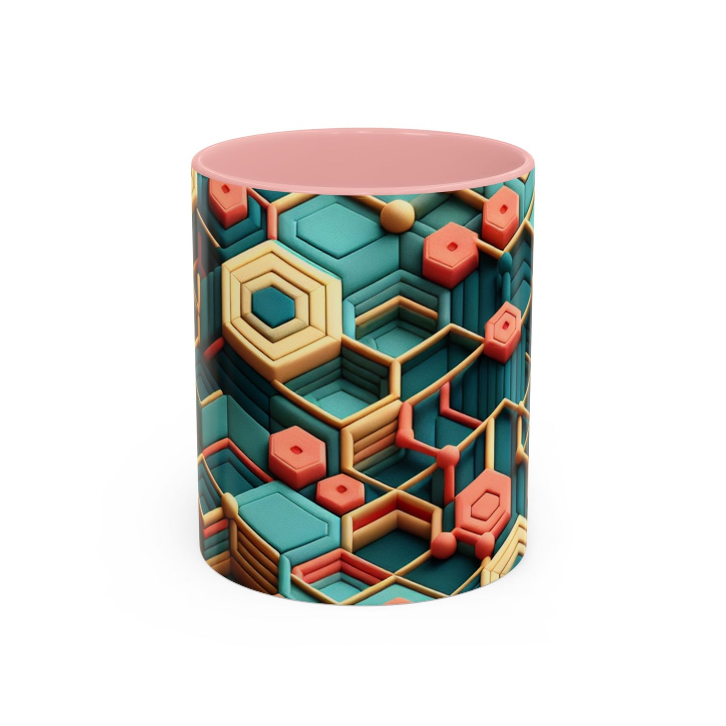Geometric Pattern Coffee Mug | Unique Gift for Coffee Lovers | Stylish Drinkware for Home or Office | Decorative Mug | Modern Kitchen Decor