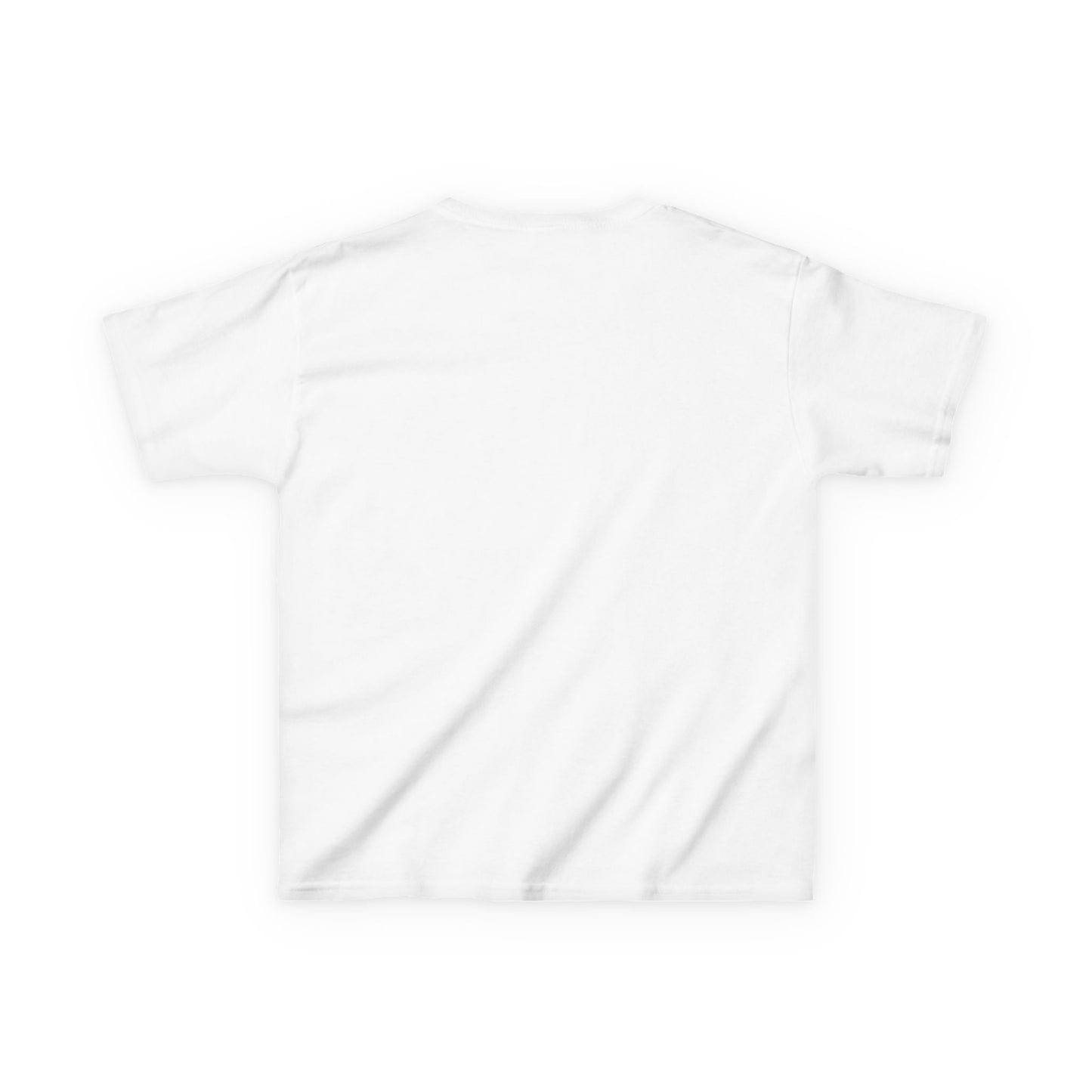Kids Tee — Cute Patriotic Girl with Stars & Balloons (4th of July)