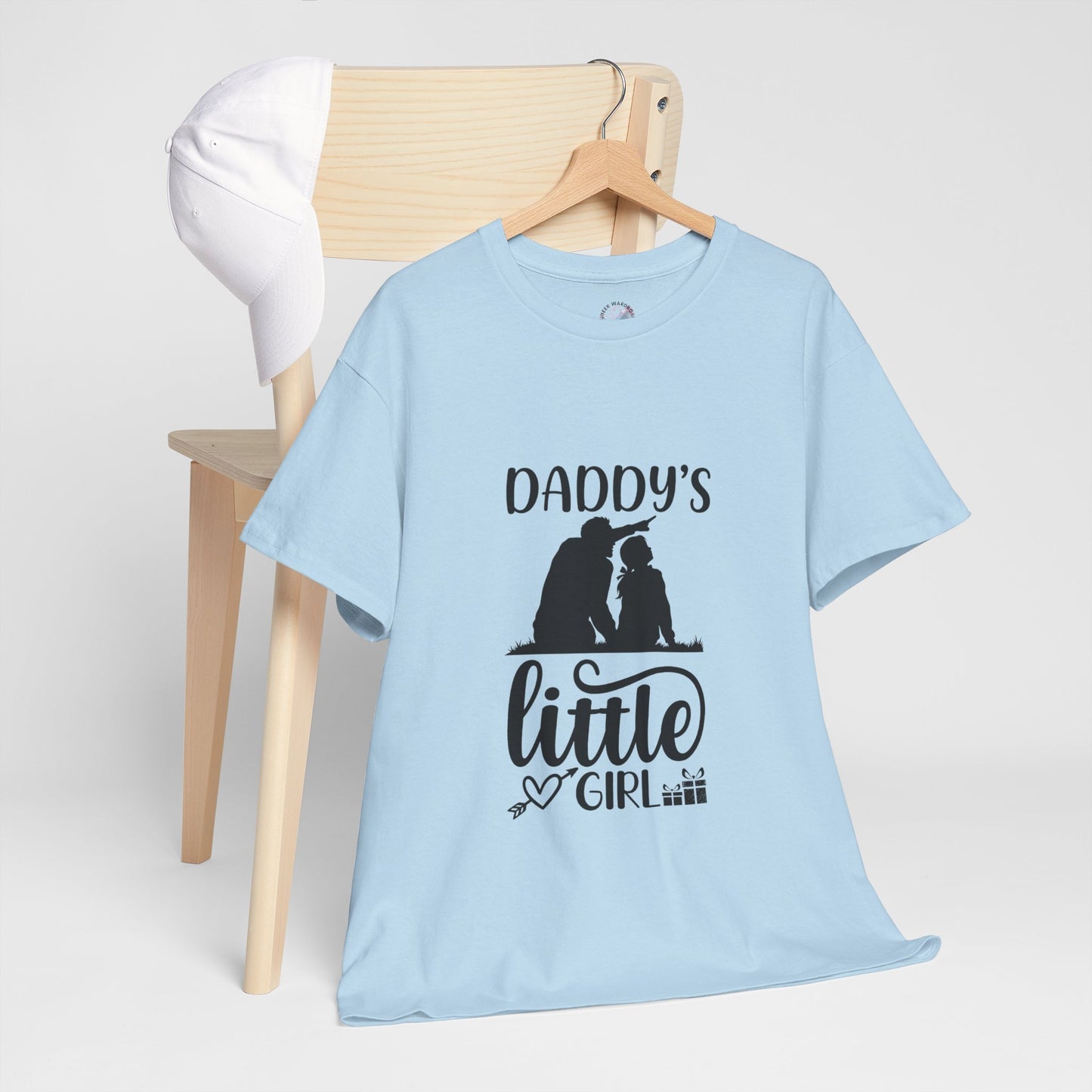 Daddy's Little Girl T-Shirt — Father Daughter Matching Tee, Cute Daddy's Little Girl Graphic Shirt for Dad Gifts & Family Photos