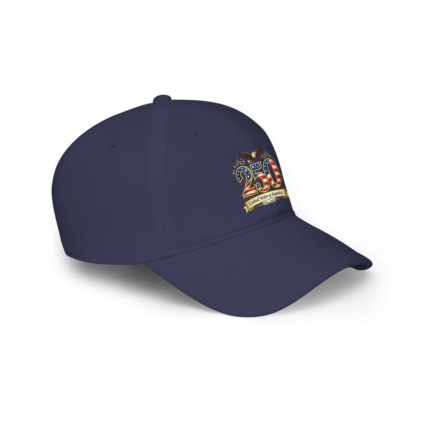 250th USA Anniversary Baseball Cap — Patriotic American Flag Design