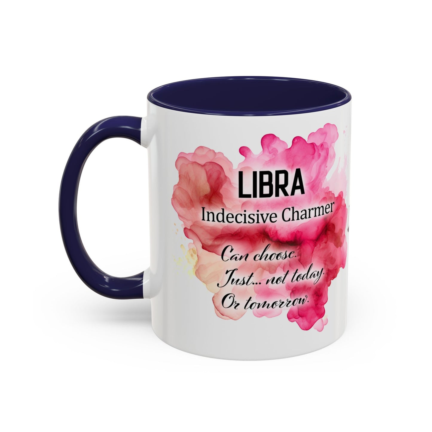 Libra Zodiac Coffee Mug — Elegant Libra Woman Design (Sept 23–Oct 22)