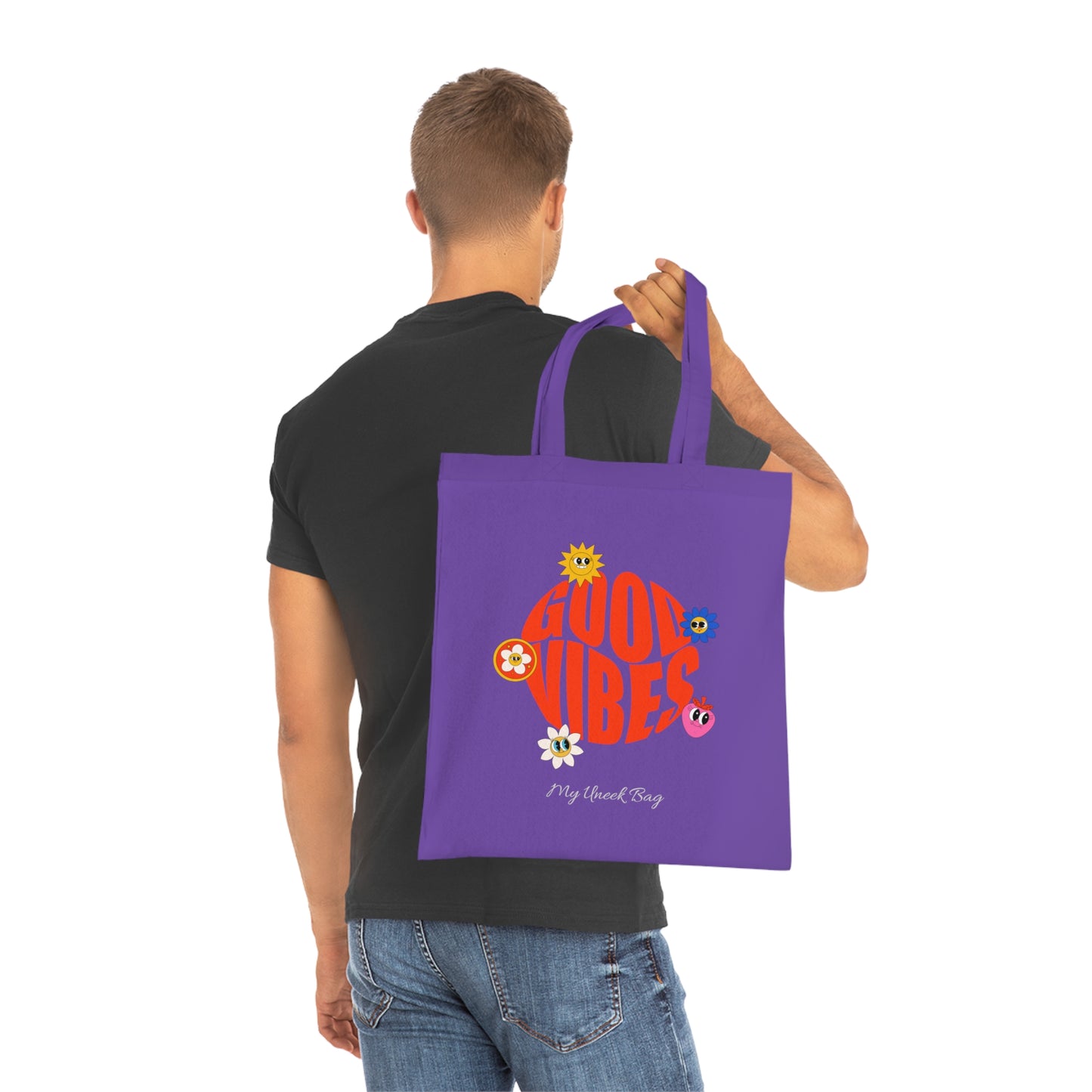Good Vibes Cotton Tote Bag