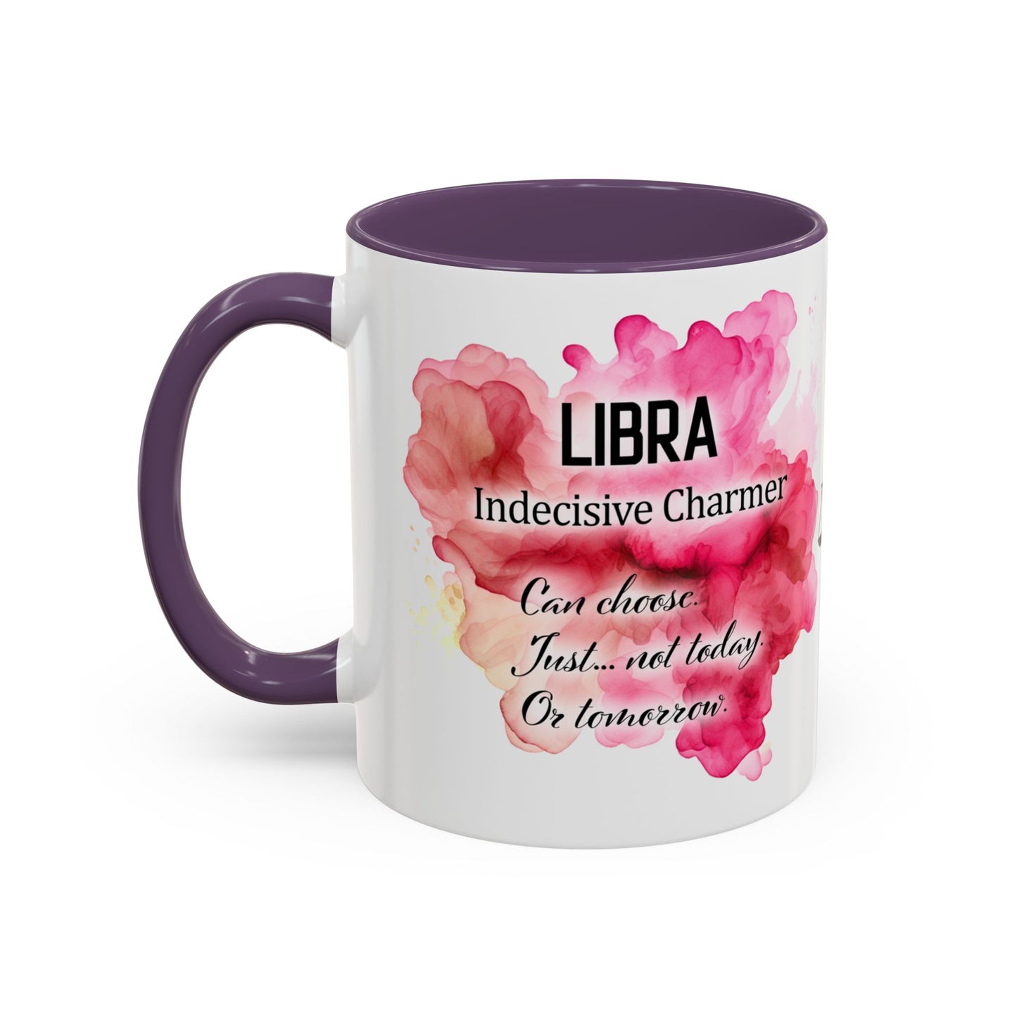 Libra Zodiac Coffee Mug — Elegant Libra Woman Design (Sept 23–Oct 22)