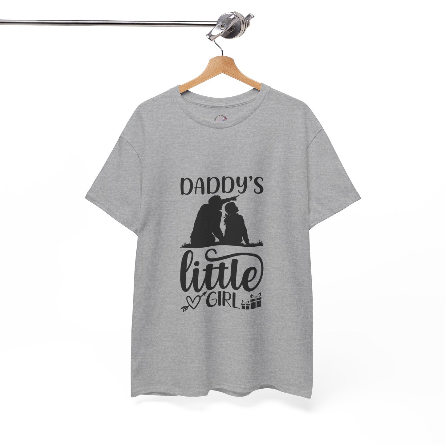 Daddy's Little Girl T-Shirt — Father Daughter Matching Tee, Cute Daddy's Little Girl Graphic Shirt for Dad Gifts & Family Photos