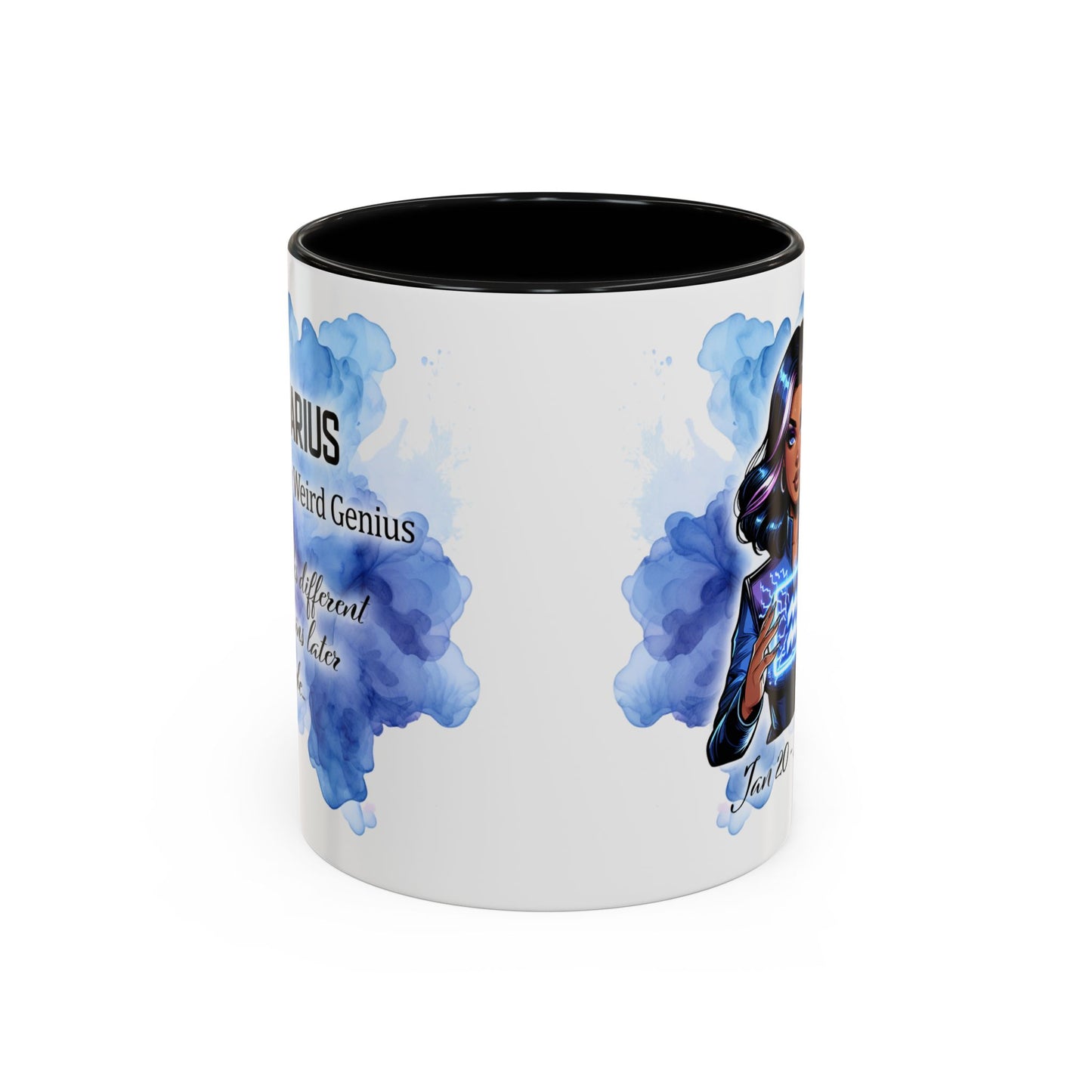 Aquarius Zodiac Coffee Mug — 'I Am an Aquarius' Astrology Gift (11/15oz)