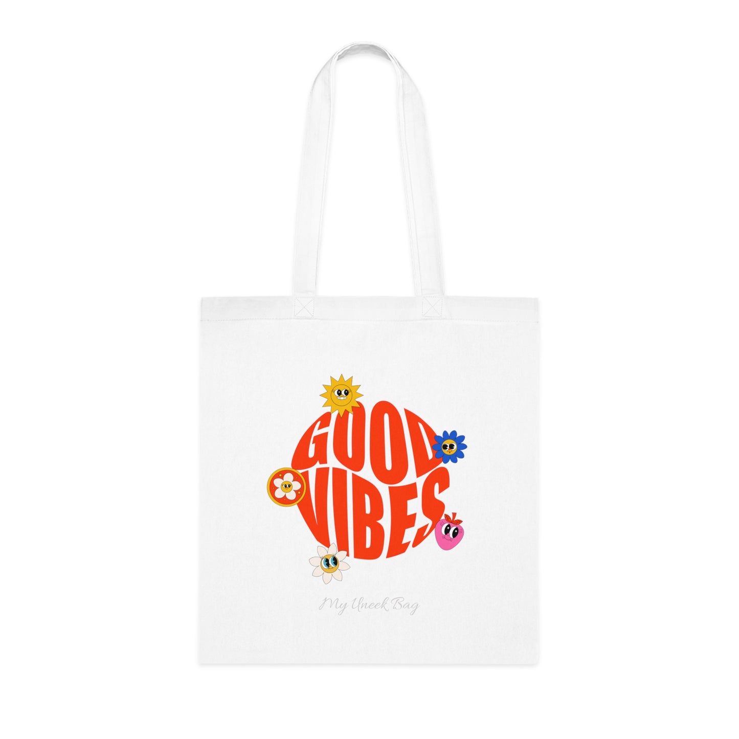 Good Vibes Cotton Tote Bag