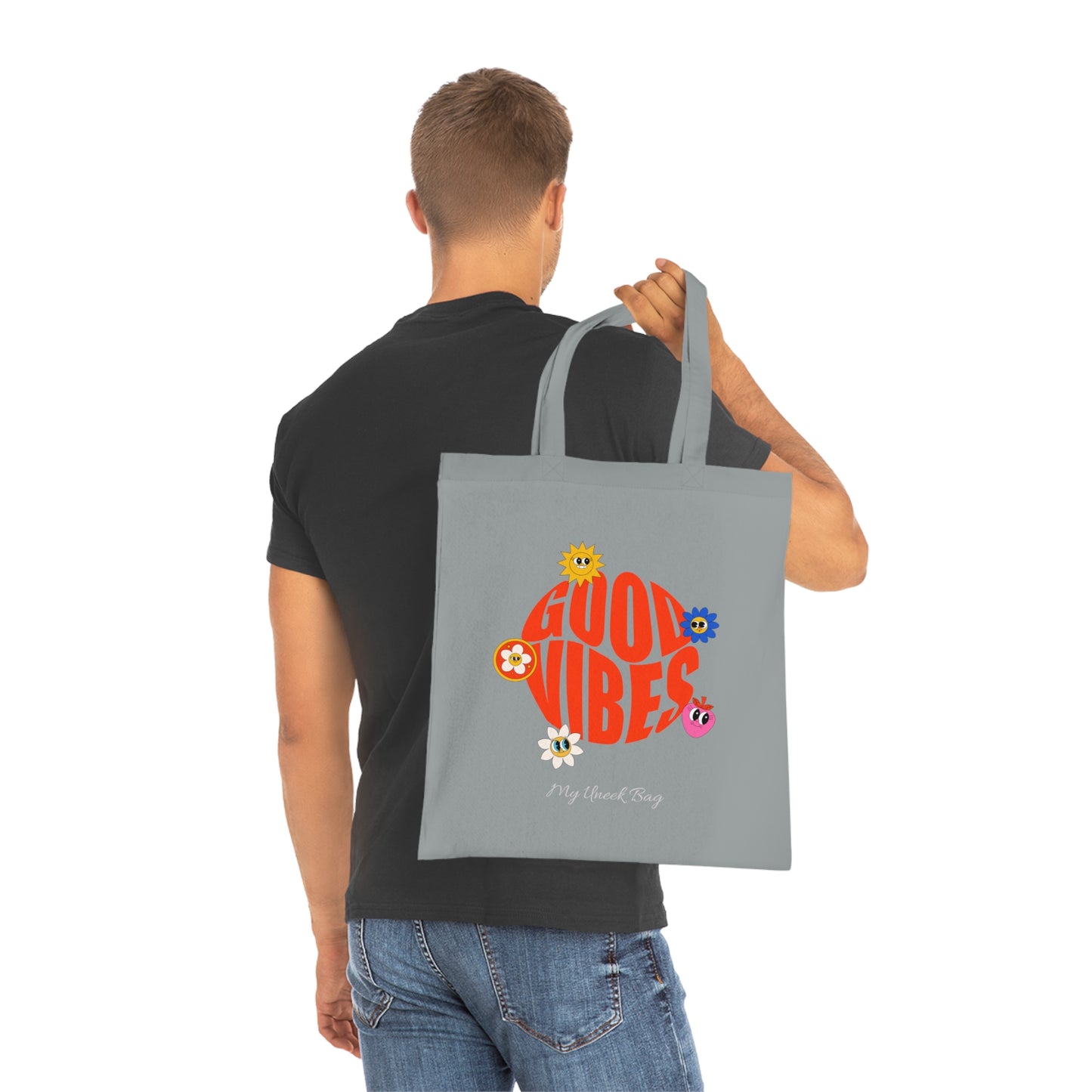 Good Vibes Cotton Tote Bag