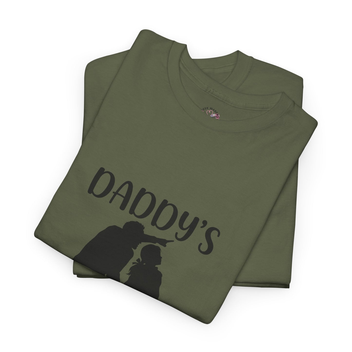 Daddy's Little Girl T-Shirt — Father Daughter Matching Tee, Cute Daddy's Little Girl Graphic Shirt for Dad Gifts & Family Photos