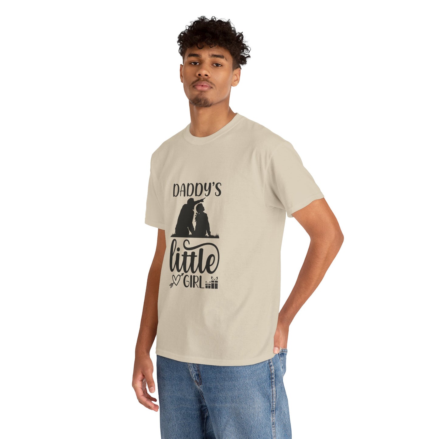 Daddy's Little Girl T-Shirt — Father Daughter Matching Tee, Cute Daddy's Little Girl Graphic Shirt for Dad Gifts & Family Photos