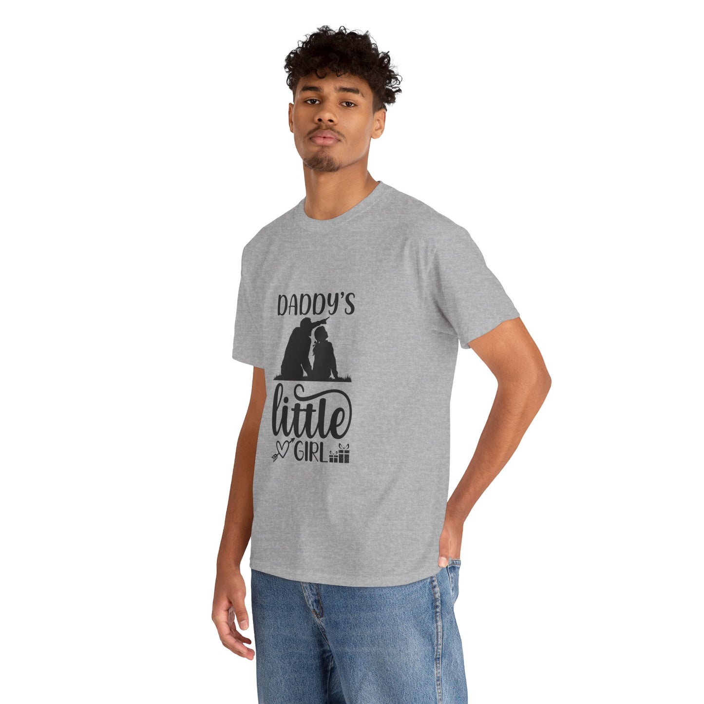 Daddy's Little Girl T-Shirt — Father Daughter Matching Tee, Cute Daddy's Little Girl Graphic Shirt for Dad Gifts & Family Photos