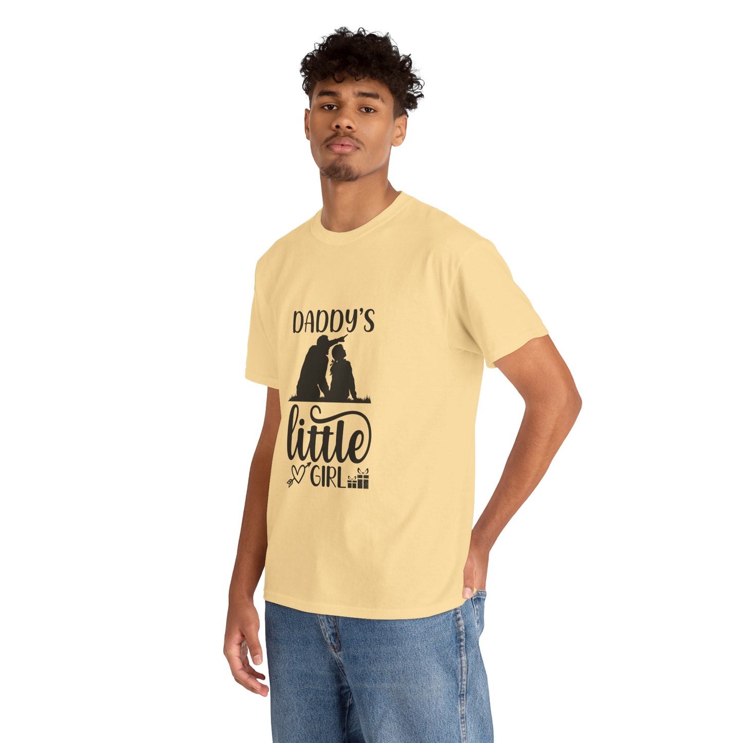 Daddy's Little Girl T-Shirt — Father Daughter Matching Tee, Cute Daddy's Little Girl Graphic Shirt for Dad Gifts & Family Photos