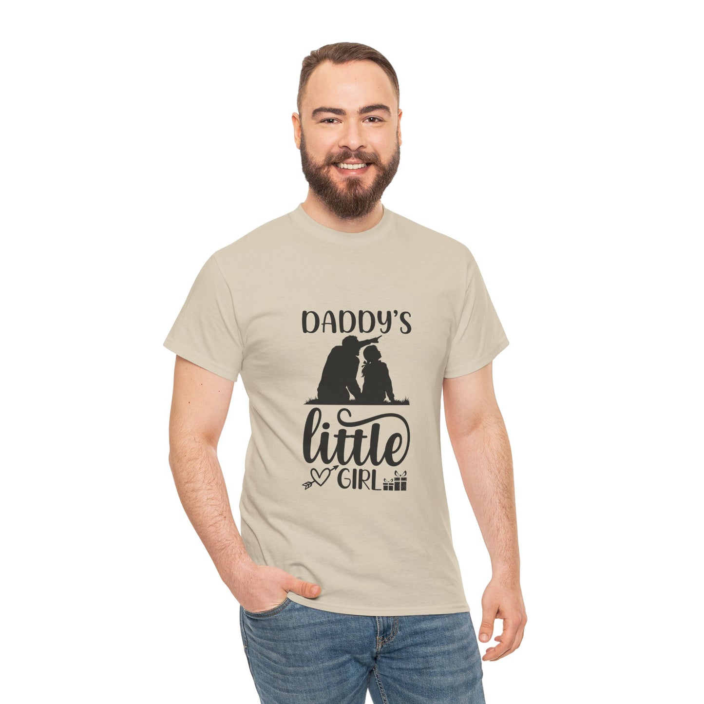 Daddy's Little Girl T-Shirt — Father Daughter Matching Tee, Cute Daddy's Little Girl Graphic Shirt for Dad Gifts & Family Photos