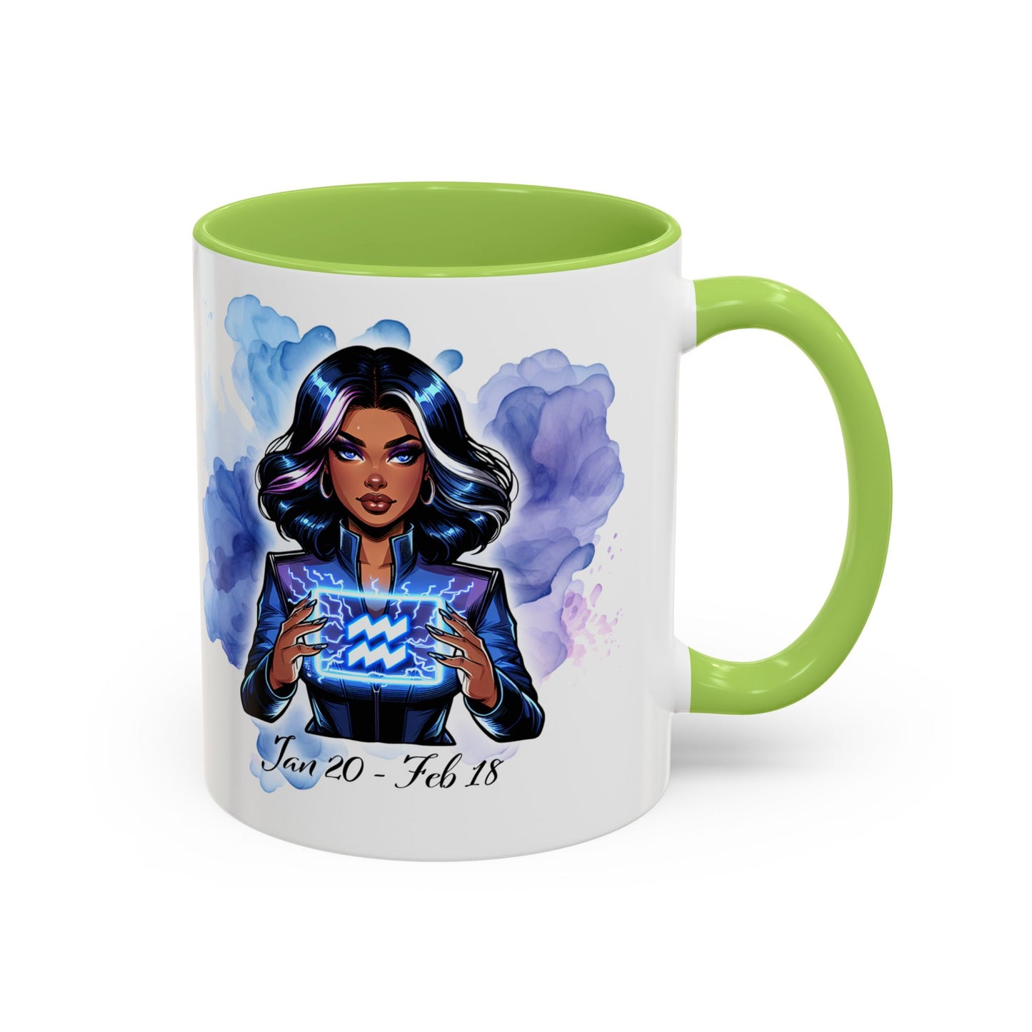Aquarius Zodiac Coffee Mug — 'I Am an Aquarius' Astrology Gift (11/15oz)