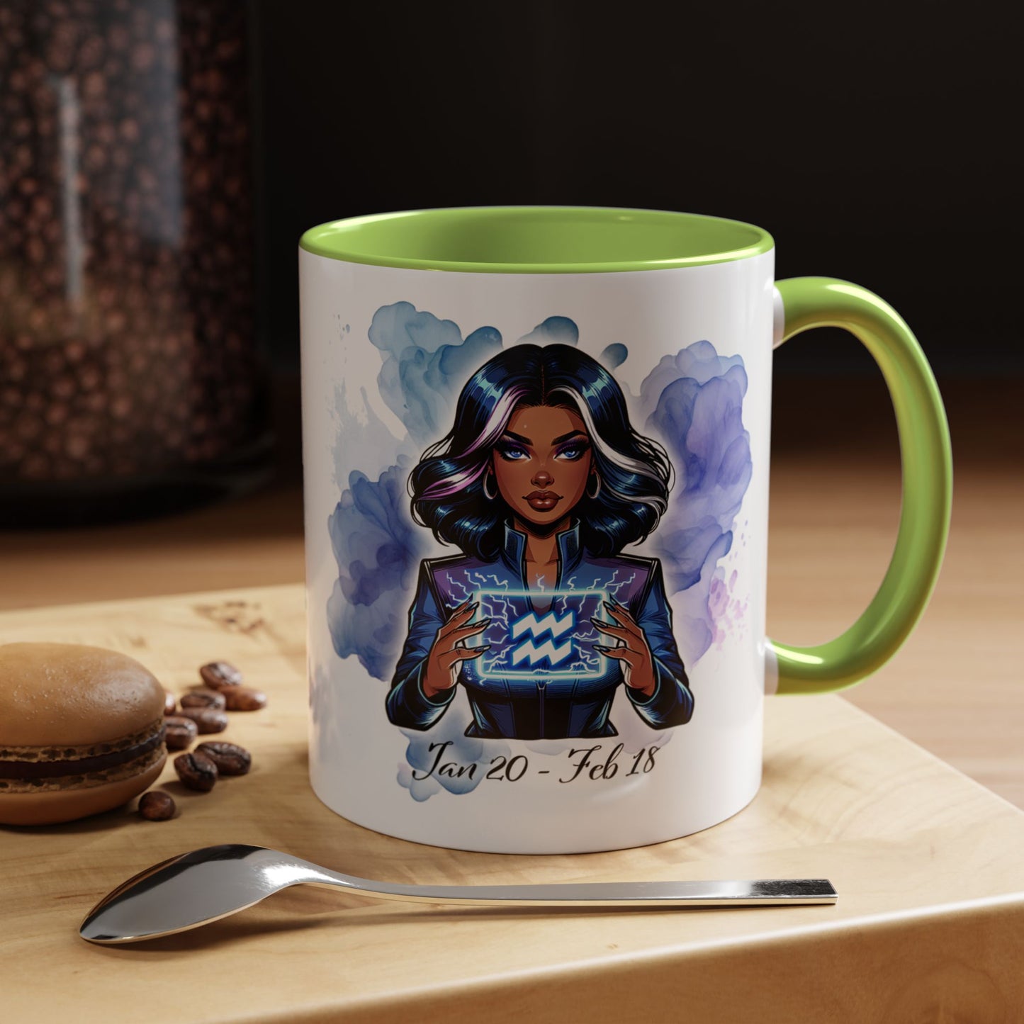 Aquarius Zodiac Coffee Mug — 'I Am an Aquarius' Astrology Gift (11/15oz)