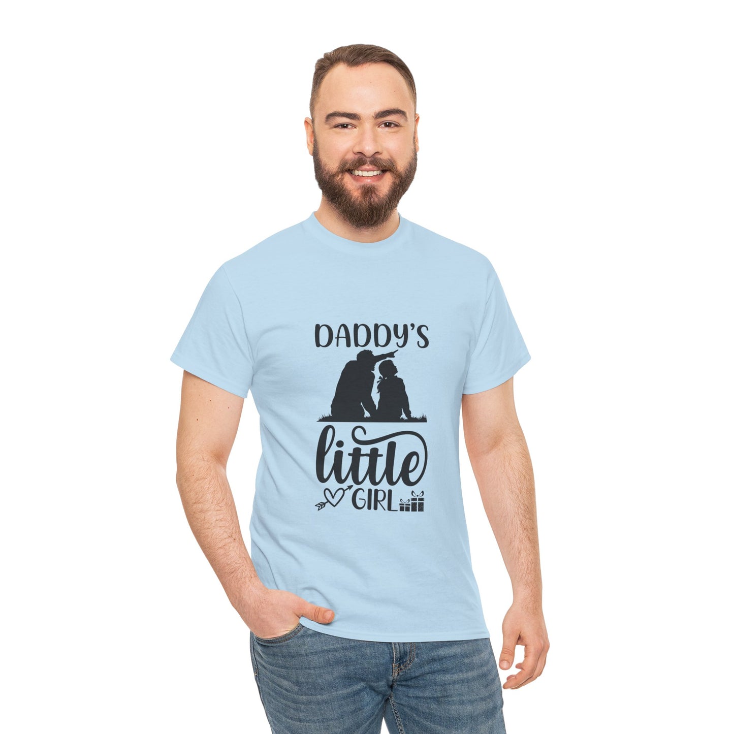 Daddy's Little Girl T-Shirt — Father Daughter Matching Tee, Cute Daddy's Little Girl Graphic Shirt for Dad Gifts & Family Photos