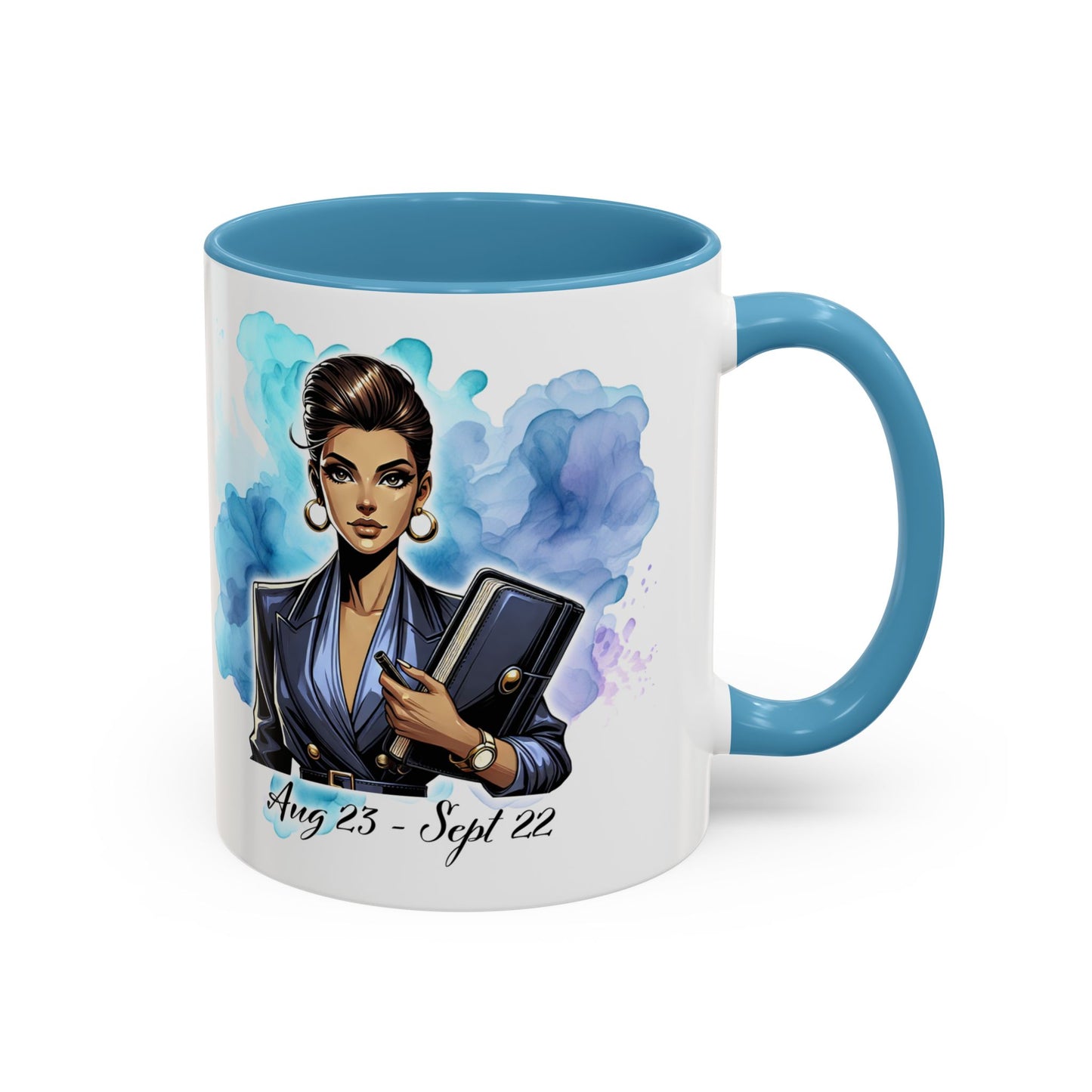 Virgo Zodiac Coffee Mug — "Analytical Overthinker" Accent Mug (Aug 23–Sept 22)